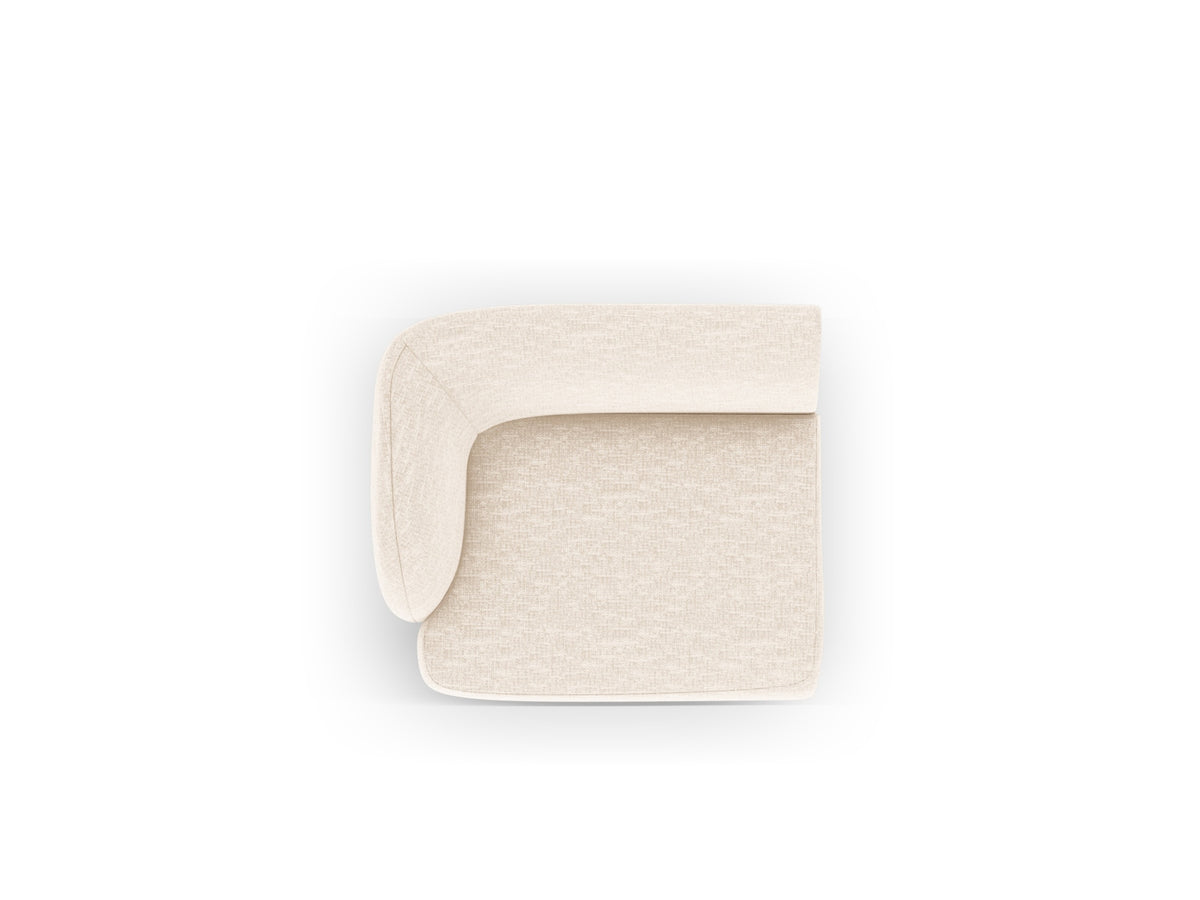 Miley Modul links 1 Sitzer in Ivory-Eden präsentiert im Onlineshop von KAQTU Design AG. Modulares Sofa ist von Micadoni