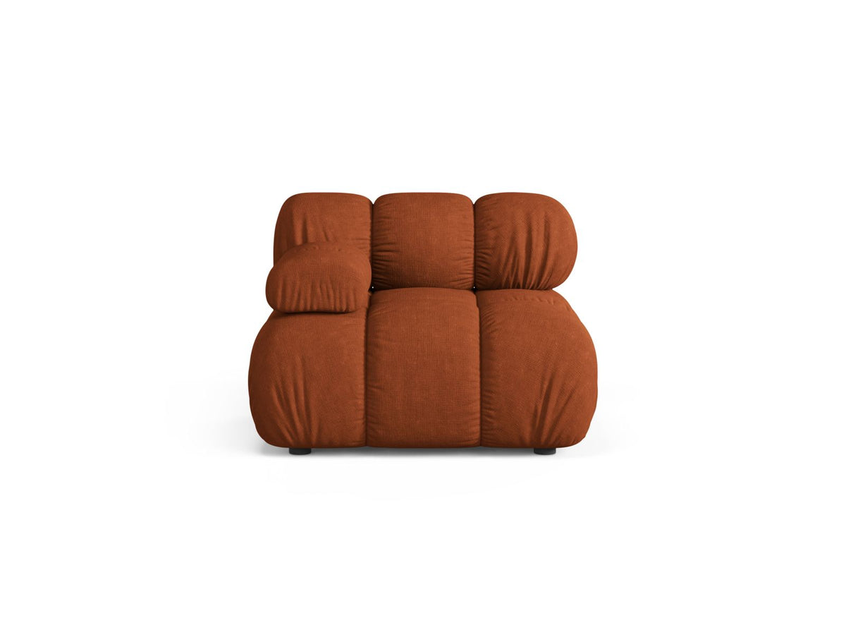 1-Sitzer Modul links Bellis in Brick-Liberty präsentiert im Onlineshop von KAQTU Design AG. Modulares Sofa ist von Micadoni