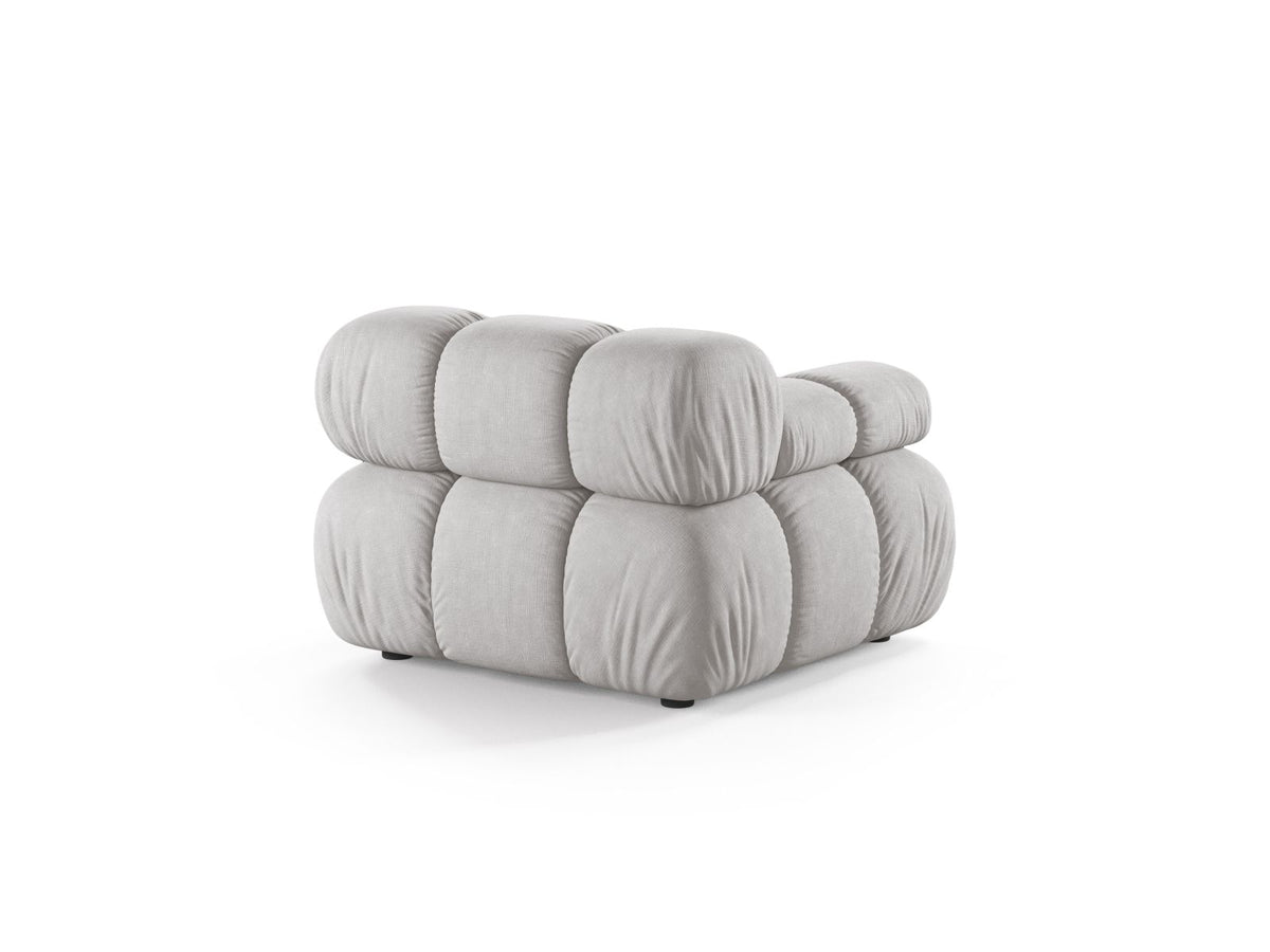 1-Sitzer Modul links Bellis in Light Grey-Liberty präsentiert im Onlineshop von KAQTU Design AG. Modulares Sofa ist von Micadoni