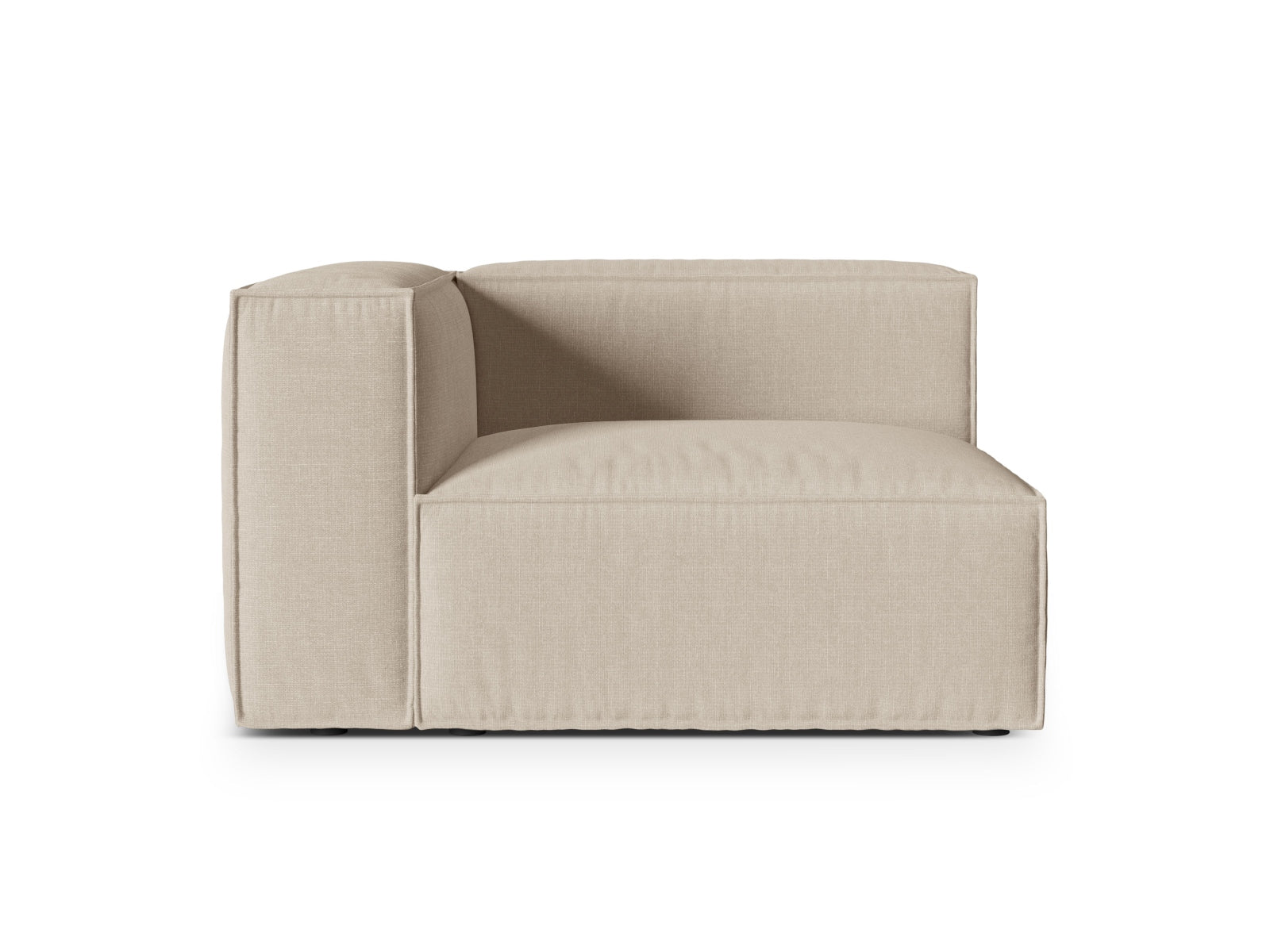 Nuria Modular Sofa links 1 Sitzer in Beige präsentiert im Onlineshop von KAQTU Design AG. Modulares Sofa ist von Micadoni