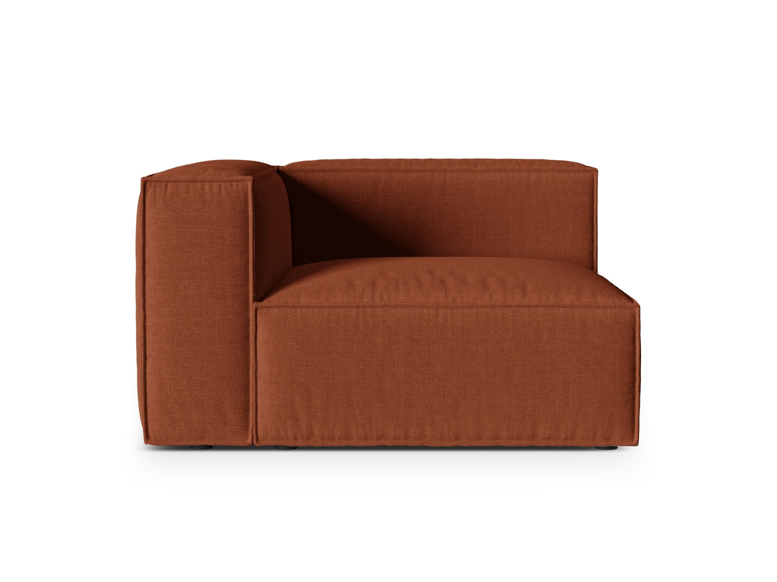 Nuria Modular Sofa links 1 Sitzer in Brick präsentiert im Onlineshop von KAQTU Design AG. Modulares Sofa ist von Micadoni