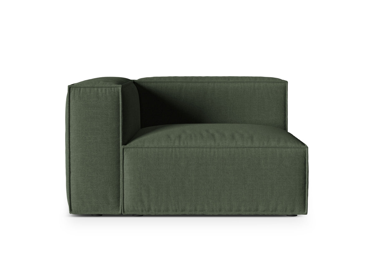 1-Sitzer Modulares Sofa links Nuria in Moss Green-Liberty präsentiert im Onlineshop von KAQTU Design AG. Modulares Sofa ist von Micadoni