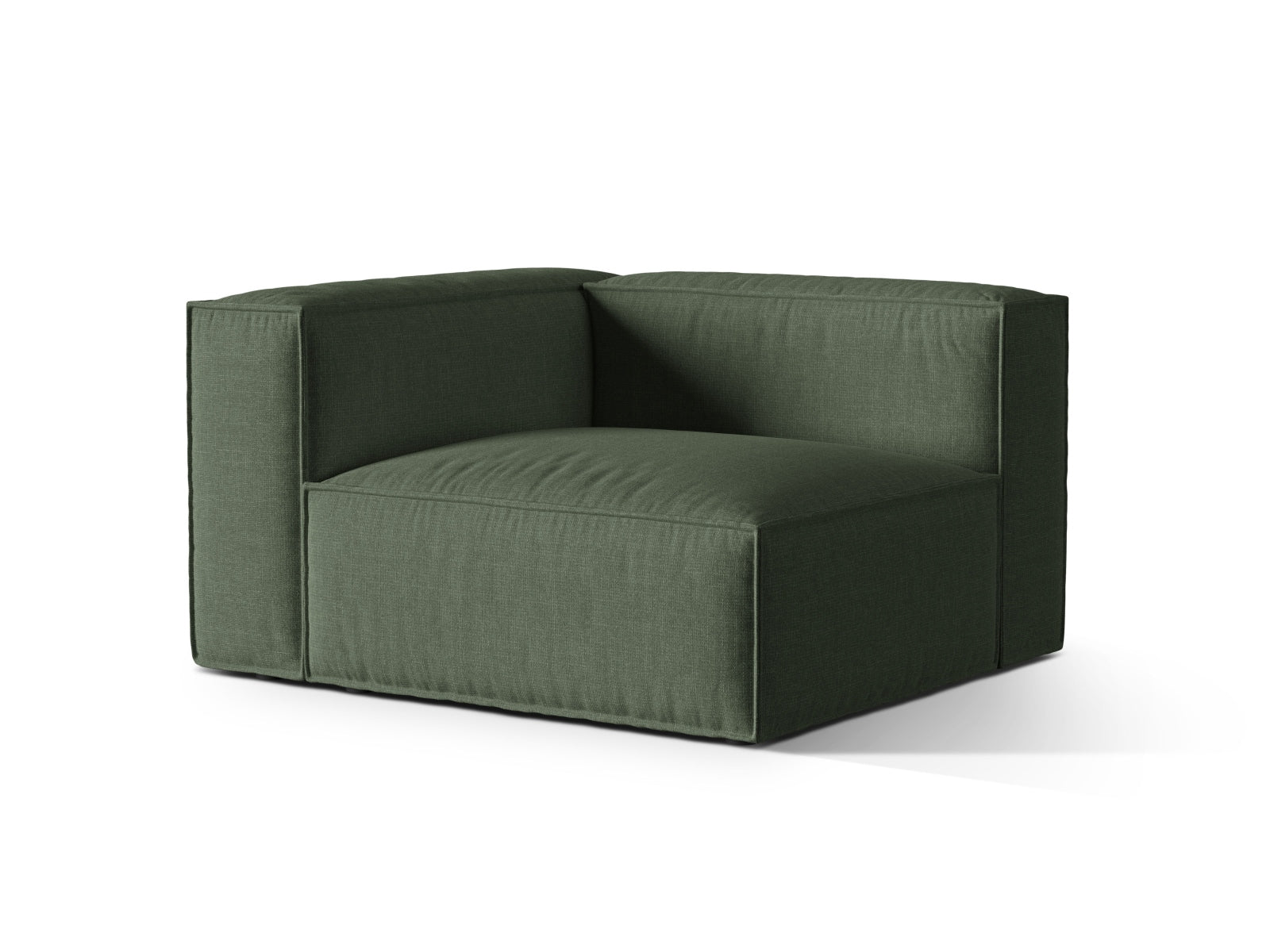 Nuria Modular Sofa links 1 Sitzer in Moss Green präsentiert im Onlineshop von KAQTU Design AG. Modulares Sofa ist von Micadoni