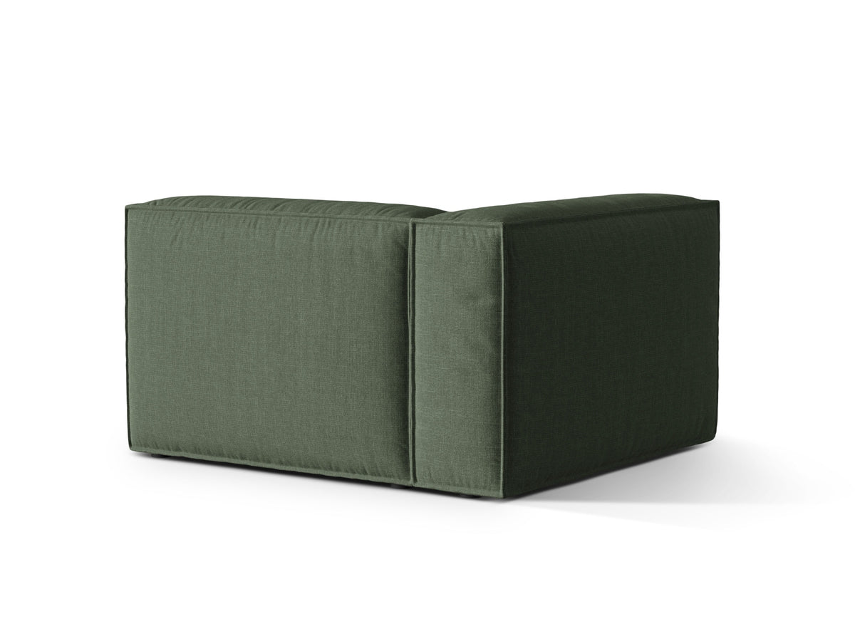 1-Sitzer Modulares Sofa links Nuria in Moss Green-Liberty präsentiert im Onlineshop von KAQTU Design AG. Modulares Sofa ist von Micadoni