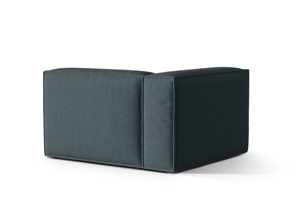 1-Sitzer Modulares Sofa links Nuria in Deep Petrol-Liberty präsentiert im Onlineshop von KAQTU Design AG. Modulares Sofa ist von Micadoni