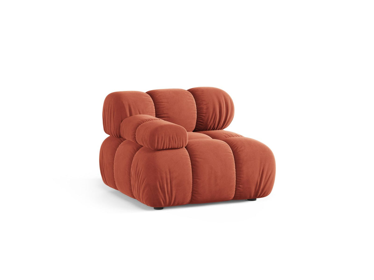 1-Sitzer Modul links Bellis in Coral-Venus präsentiert im Onlineshop von KAQTU Design AG. Modulares Sofa ist von Micadoni