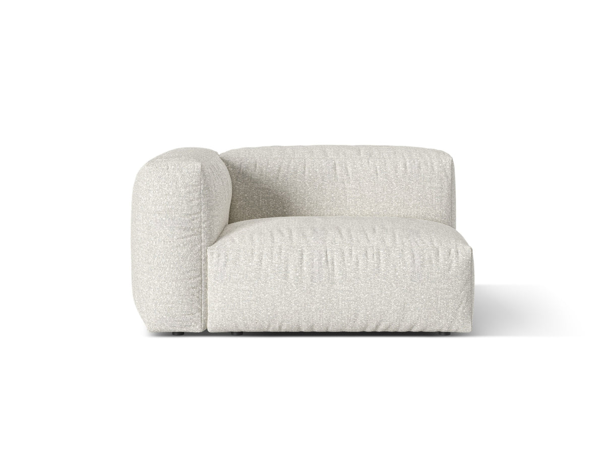 1-Sitzer Sofa Martina Wide links in Grey Beige Melange-Monet präsentiert im Onlineshop von KAQTU Design AG. Modulares Sofa ist von Micadoni