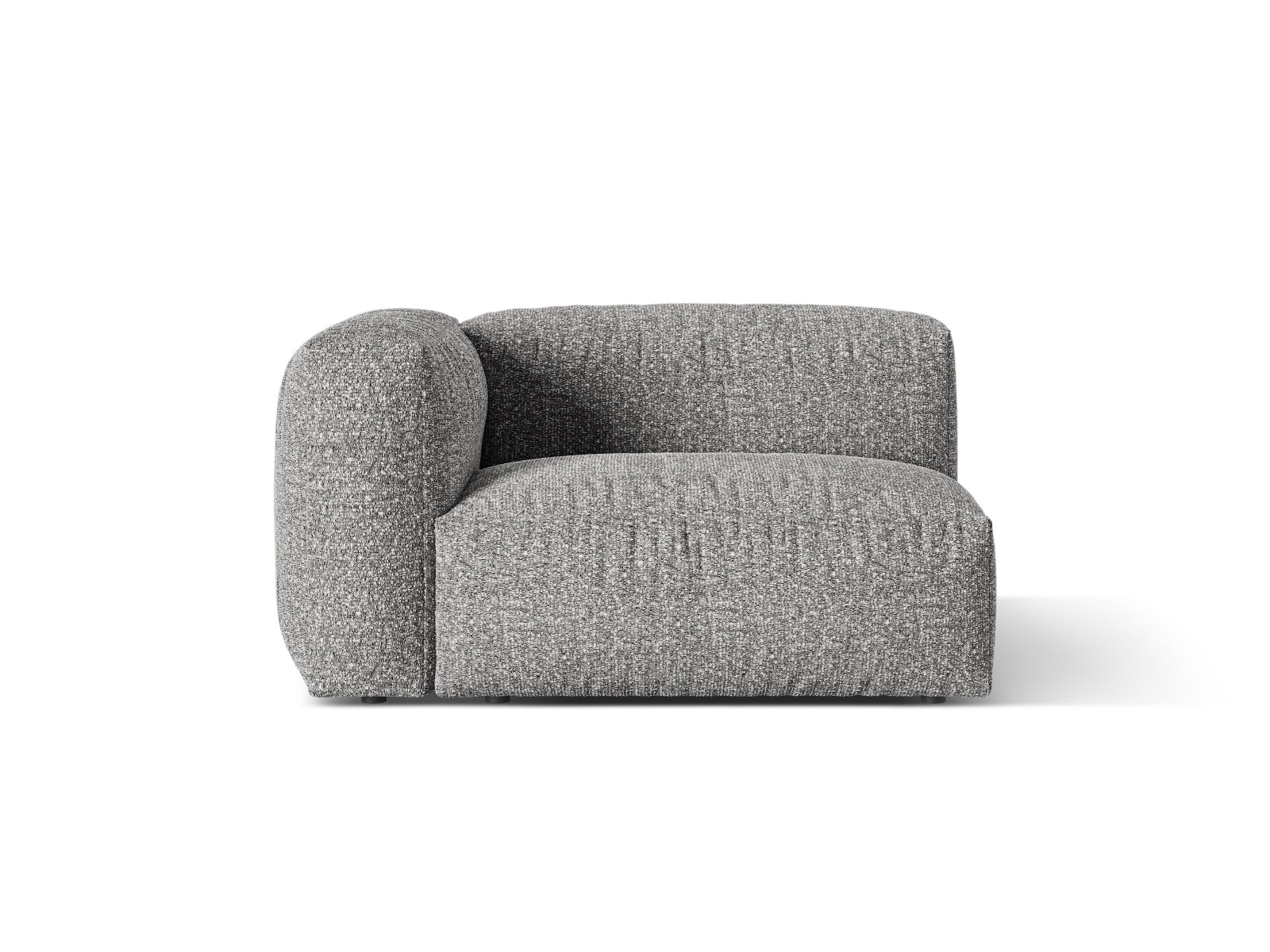 1-Sitzer Sofa Martina Wide links in Graphite-Monet präsentiert im Onlineshop von KAQTU Design AG. Modulares Sofa ist von Micadoni