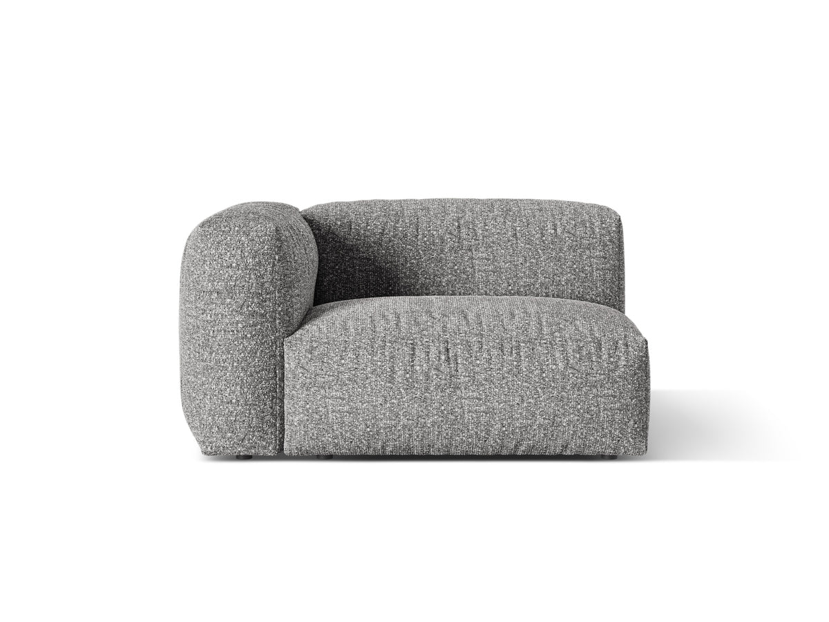 1-Sitzer Sofa Martina Wide links in Graphite-Monet präsentiert im Onlineshop von KAQTU Design AG. Modulares Sofa ist von Micadoni
