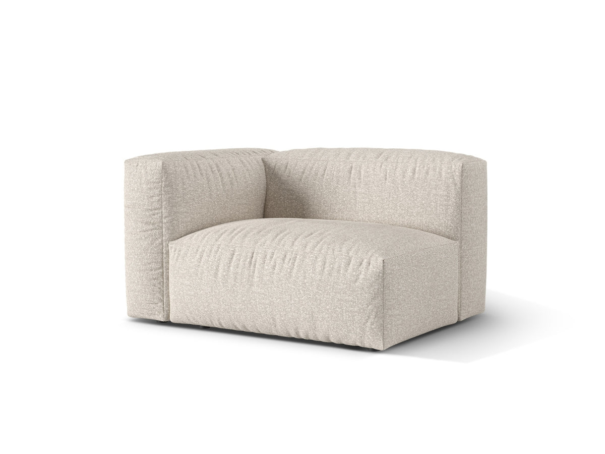 1-Sitzer Sofa Martina Wide links in Beige-Monet präsentiert im Onlineshop von KAQTU Design AG. Modulares Sofa ist von Micadoni