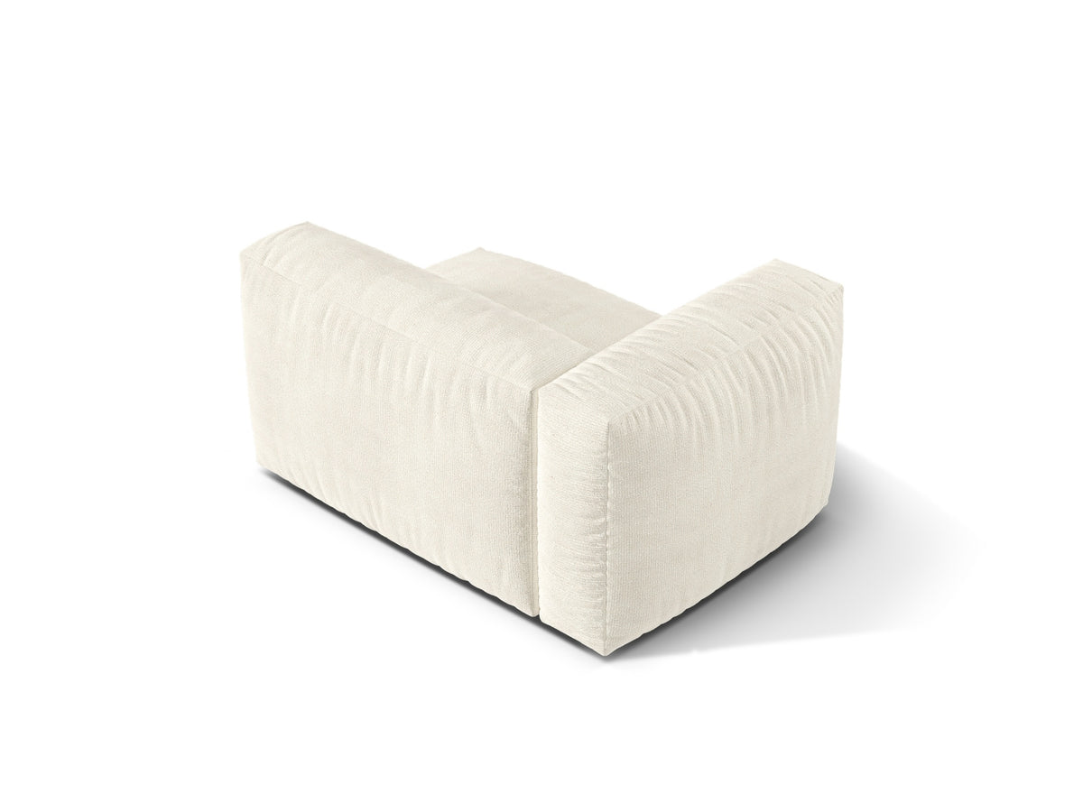 1-Sitzer Sofa Martina Wide links in Ivory-Monet präsentiert im Onlineshop von KAQTU Design AG. Modulares Sofa ist von Micadoni