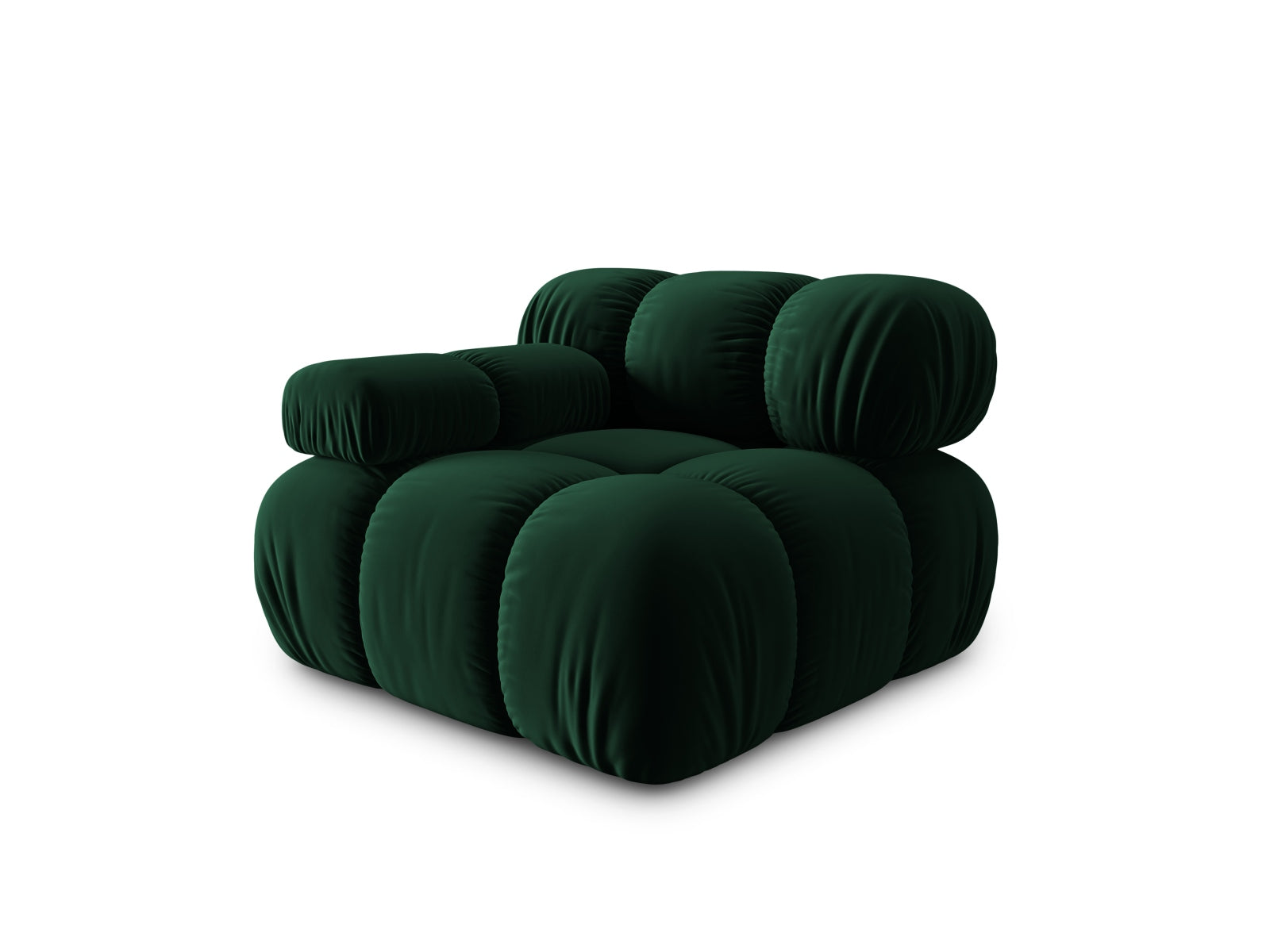 Entdecken Sie den Bellis Velour Modul links 1 Sitzer von Micadoni – stilvolles Velours, optimaler Komfort und modernes Design für Ihr Wohnambiente.