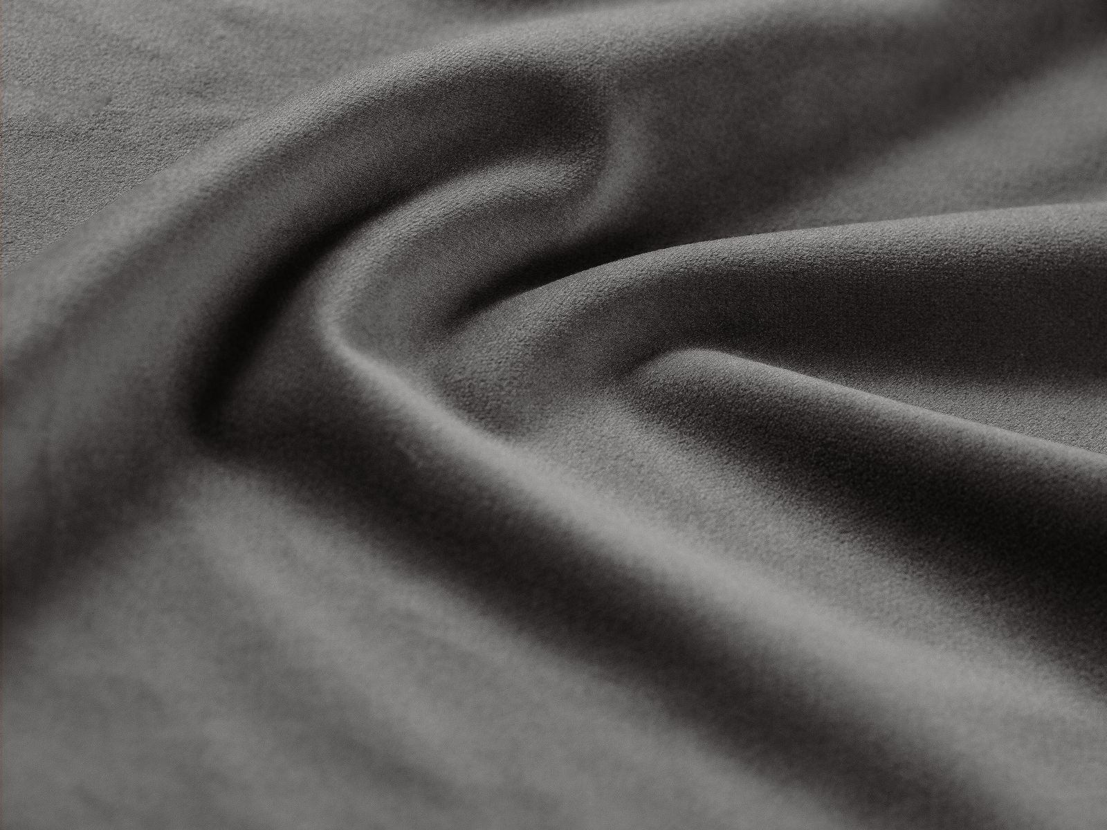 Elegantes 1-Sitzer Modul links Jodie in sanftem Light Grey-Bluvel, ideal für moderne und flexible Wohnlandschaften.
