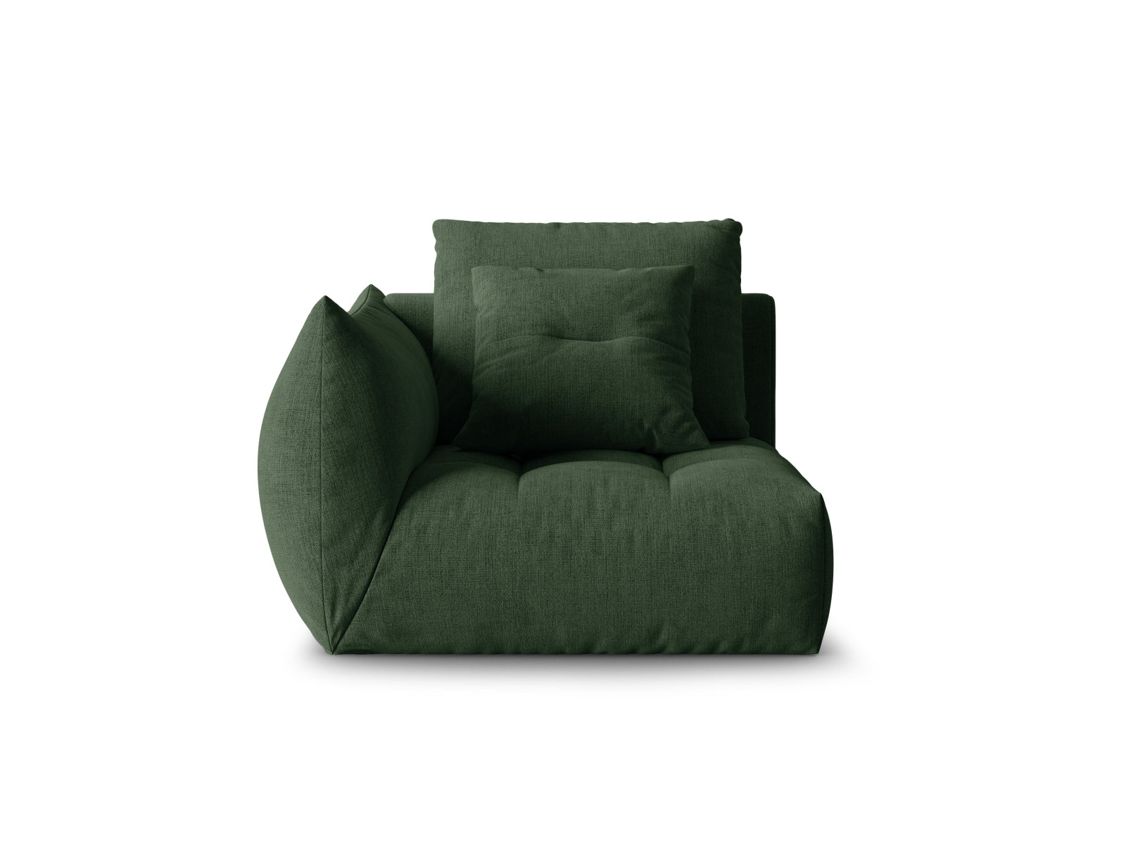 Bloom Modul links 1 Sitzer in Moss Green präsentiert im Onlineshop von KAQTU Design AG. Modulares Sofa ist von Micadoni