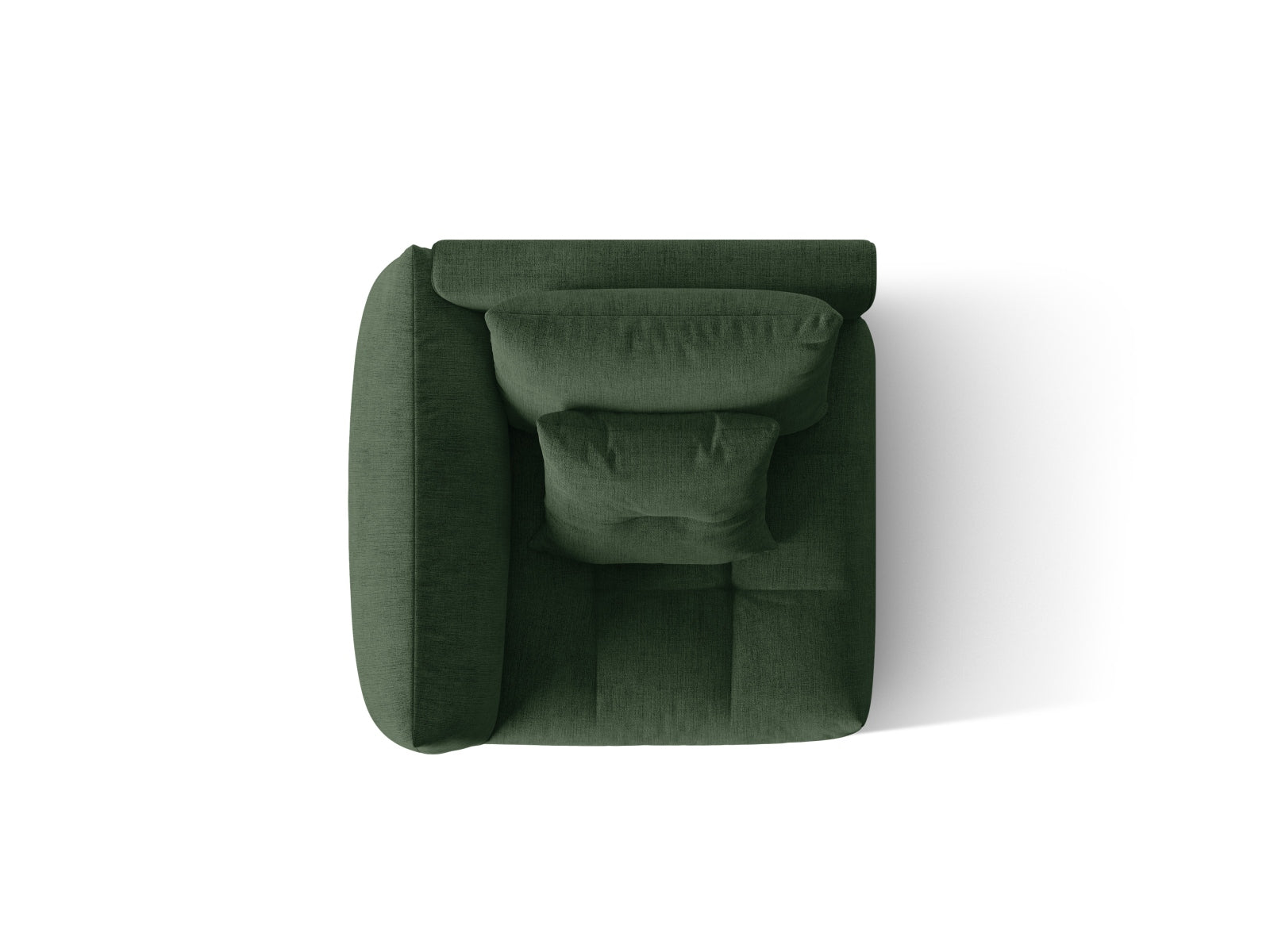 Bloom Modul links 1 Sitzer in Moss Green präsentiert im Onlineshop von KAQTU Design AG. Modulares Sofa ist von Micadoni
