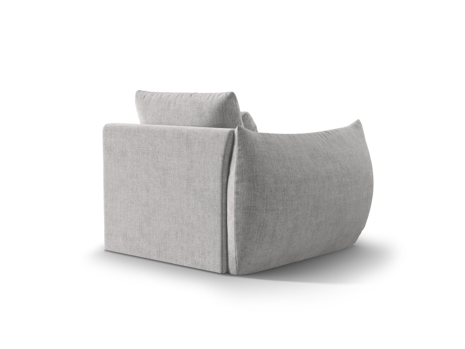 Bloom Modul links 1 Sitzer in Silver präsentiert im Onlineshop von KAQTU Design AG. Modulares Sofa ist von Micadoni