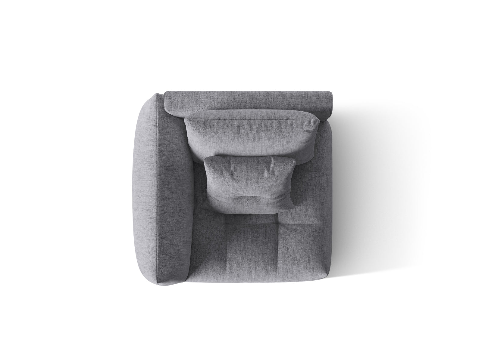 Bloom Modul links 1 Sitzer in Grey präsentiert im Onlineshop von KAQTU Design AG. Modulares Sofa ist von Micadoni