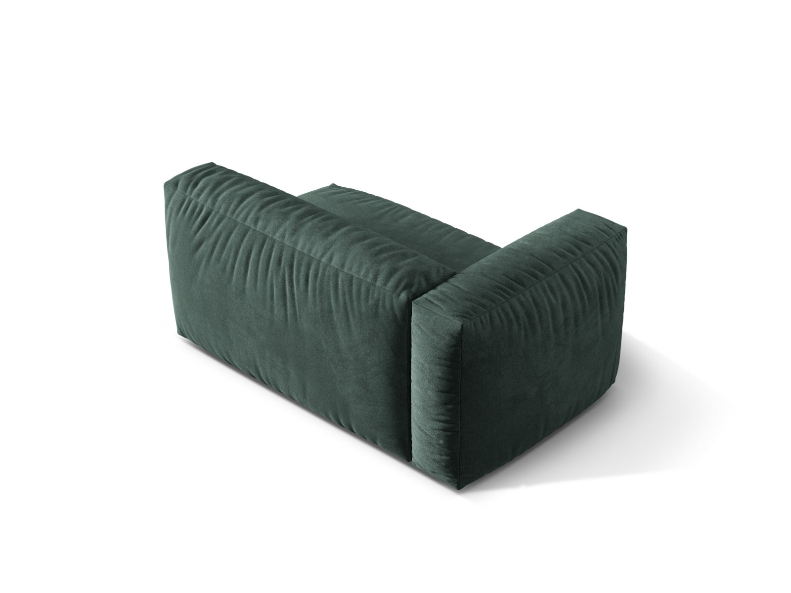 Stylischer linker 1-Sitzer des Martina Moduls in Petrol-Vogue, perfekt für moderne Wohnkonzepte und gemütliche Rückzugsorte.