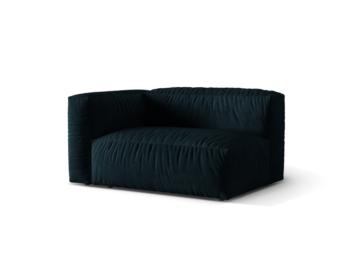 Martina Modul links 1 Sitzer in Deep Petrol-Vogue präsentiert im Onlineshop von KAQTU Design AG. Modulares Sofa ist von Micadoni