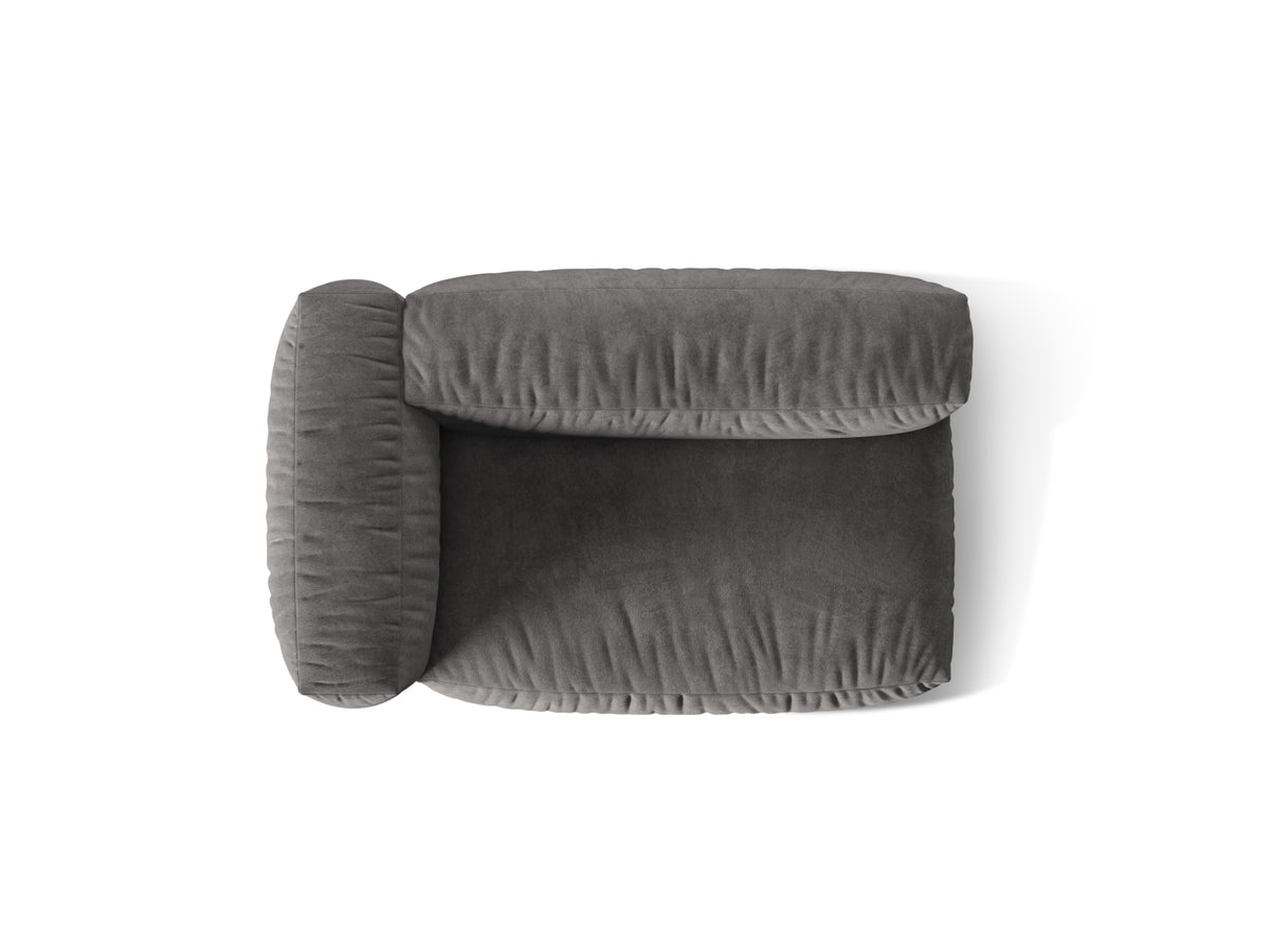 Martina Modul links 1 Sitzer in Grey-Vogue präsentiert im Onlineshop von KAQTU Design AG. Modulares Sofa ist von Micadoni