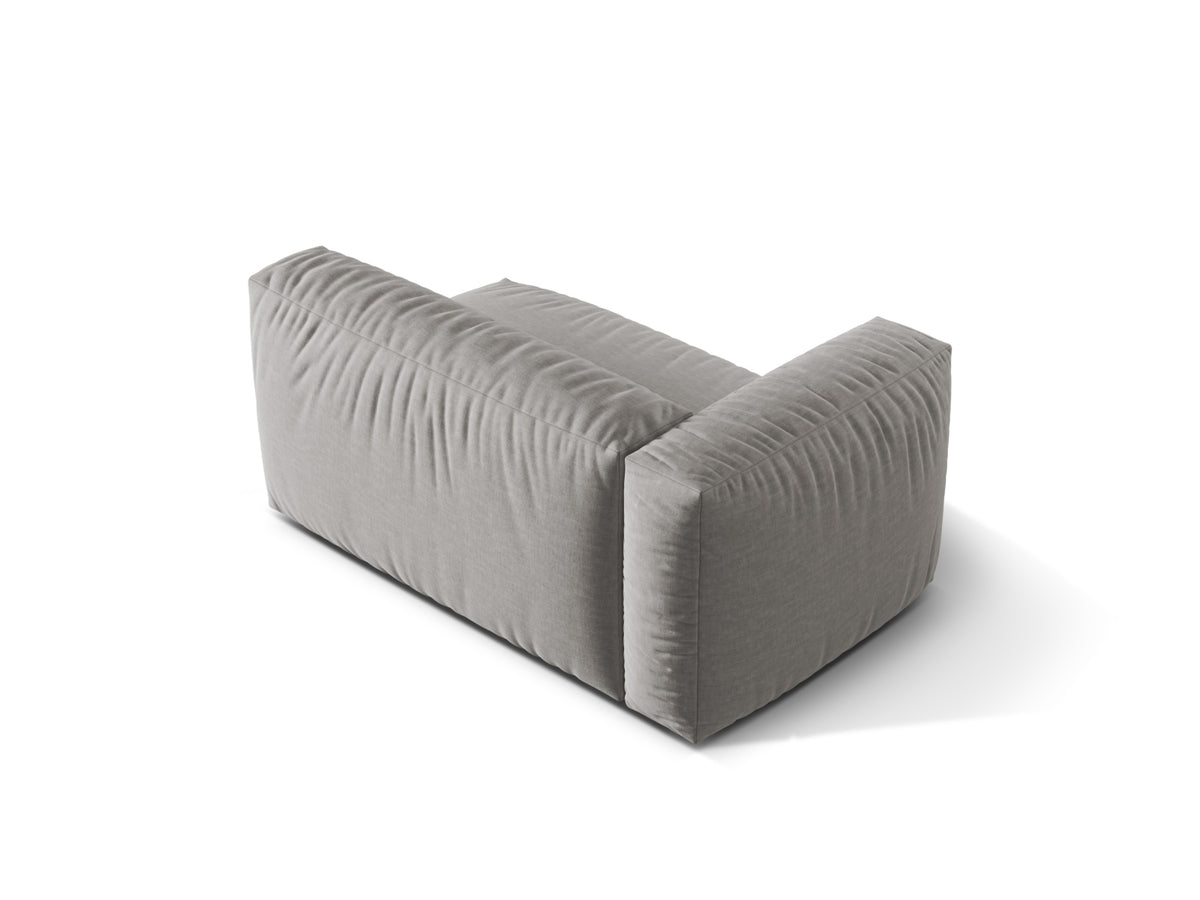 Martina Modul links 1 Sitzer in Light Grey-Boston präsentiert im Onlineshop von KAQTU Design AG. Modulares Sofa ist von Micadoni