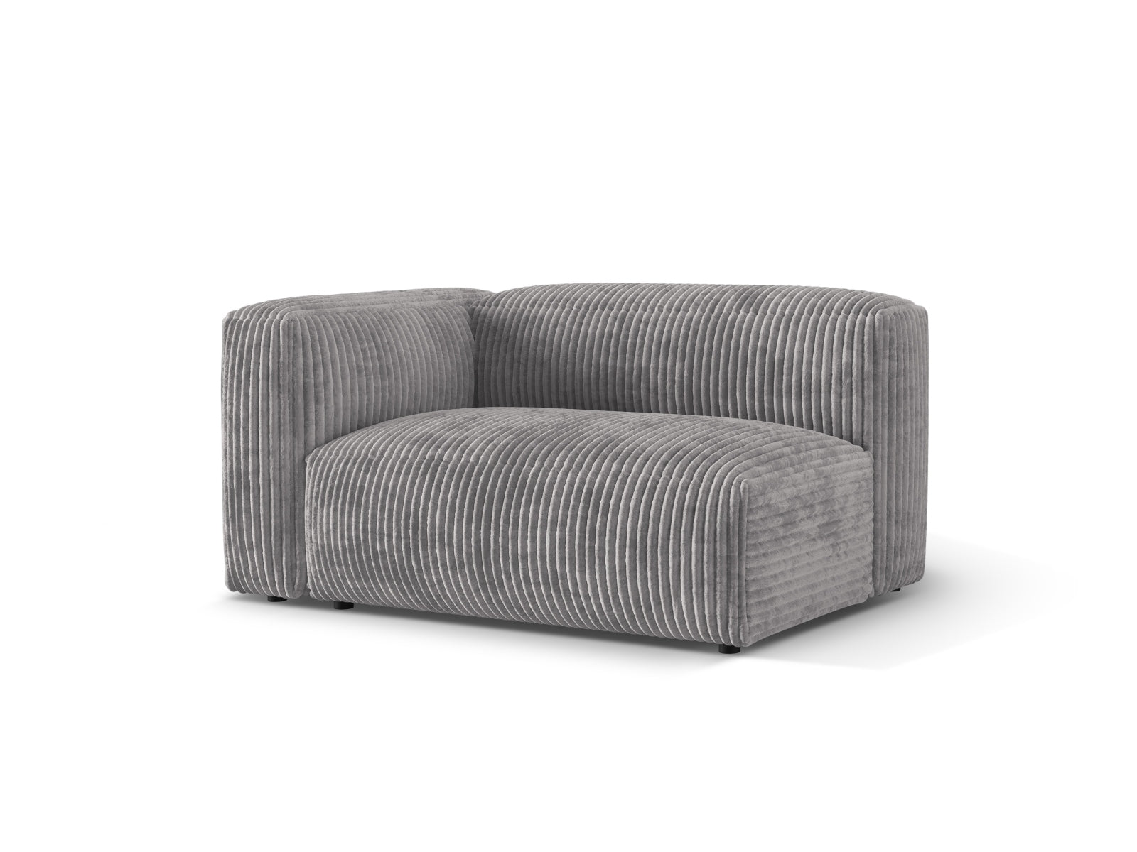 Martina Modul links 1 Sitzer in Light Grey präsentiert im Onlineshop von KAQTU Design AG. Modulares Sofa ist von Micadoni