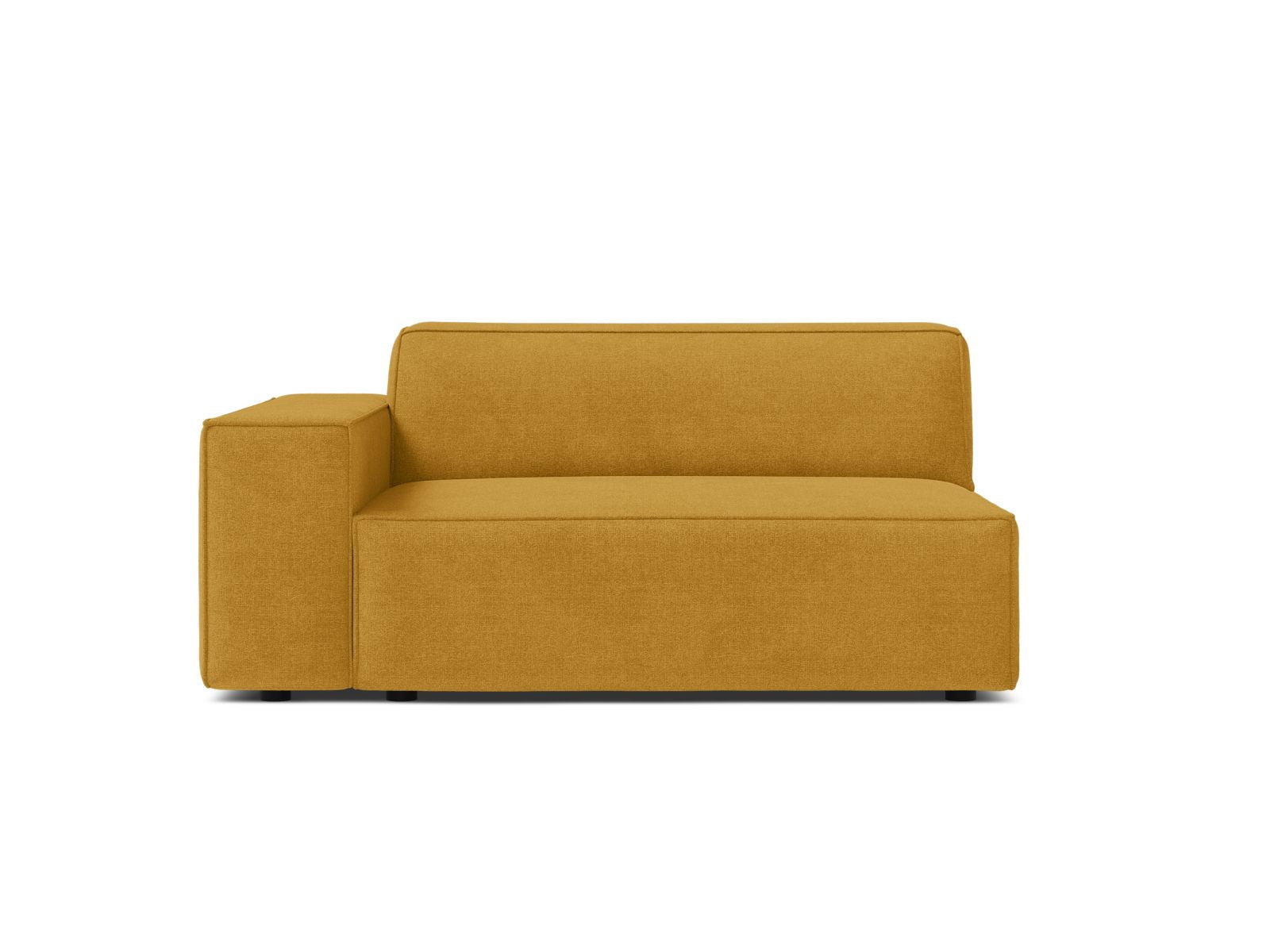 1-Sitzer Modul links Jodie in Yellow-Liberty präsentiert im Onlineshop von KAQTU Design AG. Modulares Sofa ist von Micadoni