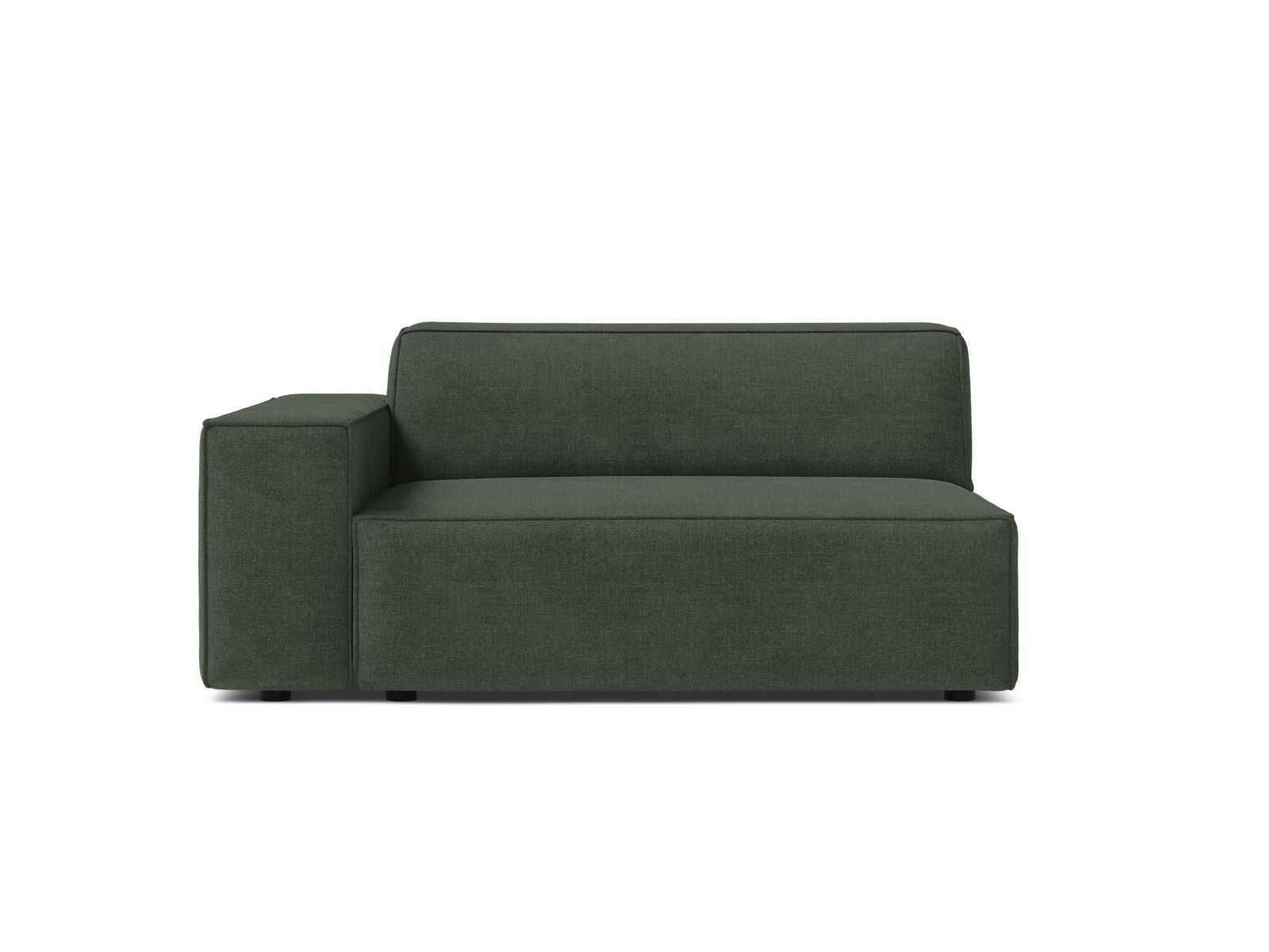 1-Sitzer Modul links Jodie in Moss Green-Liberty präsentiert im Onlineshop von KAQTU Design AG. Modulares Sofa ist von Micadoni