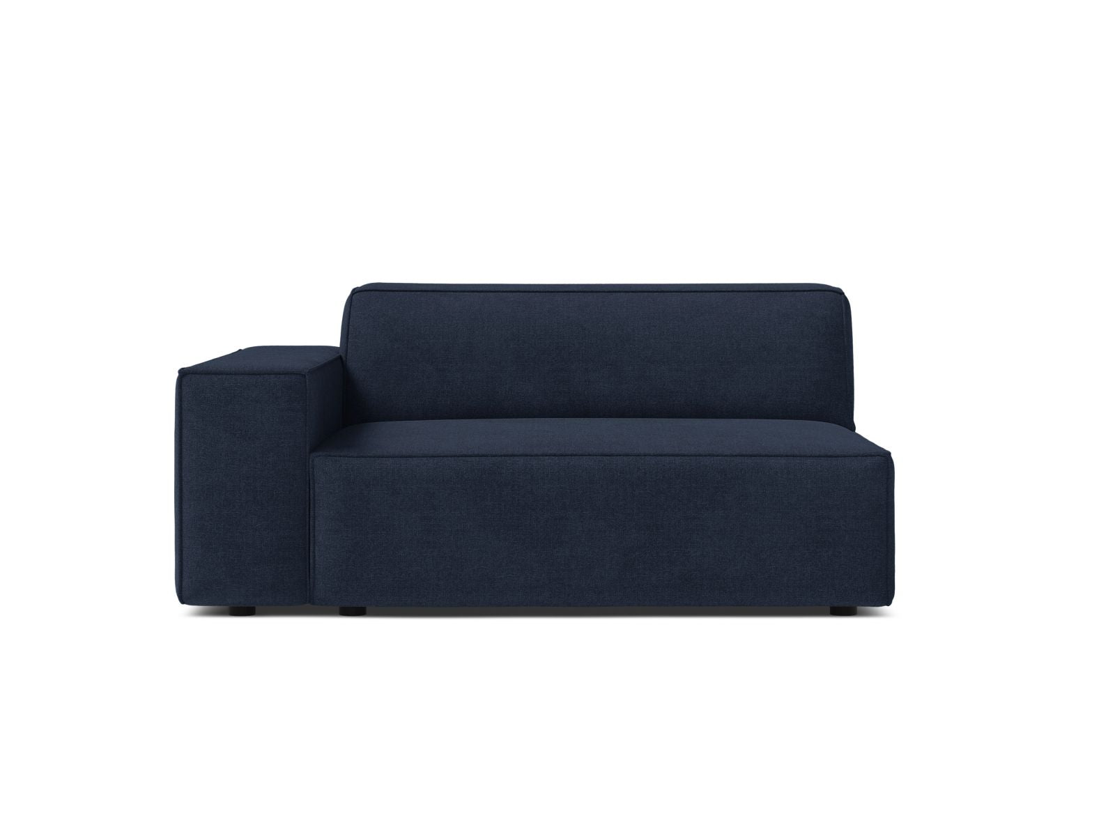 1-Sitzer Modul links Jodie in Navy Blue-Liberty präsentiert im Onlineshop von KAQTU Design AG. Modulares Sofa ist von Micadoni