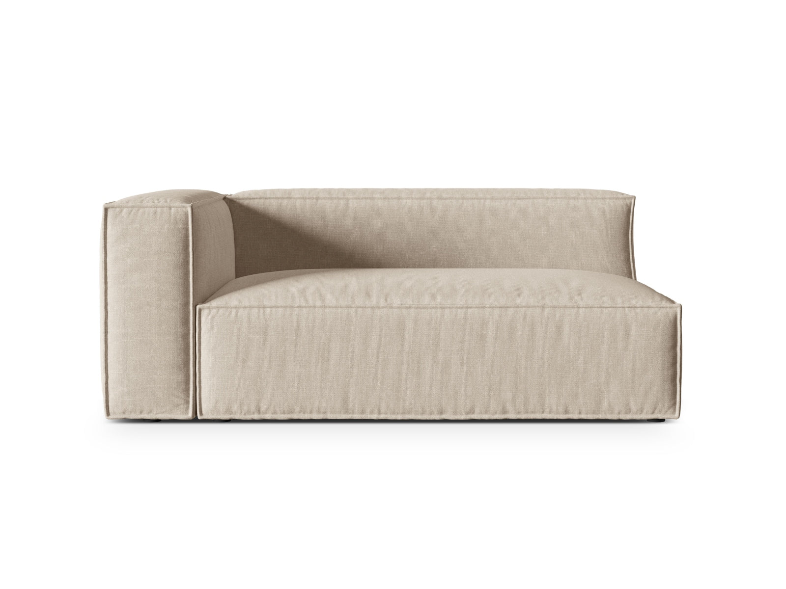 Nuria Modular Sofa links 3 Sitzer in Beige präsentiert im Onlineshop von KAQTU Design AG. Modulares Sofa ist von Micadoni