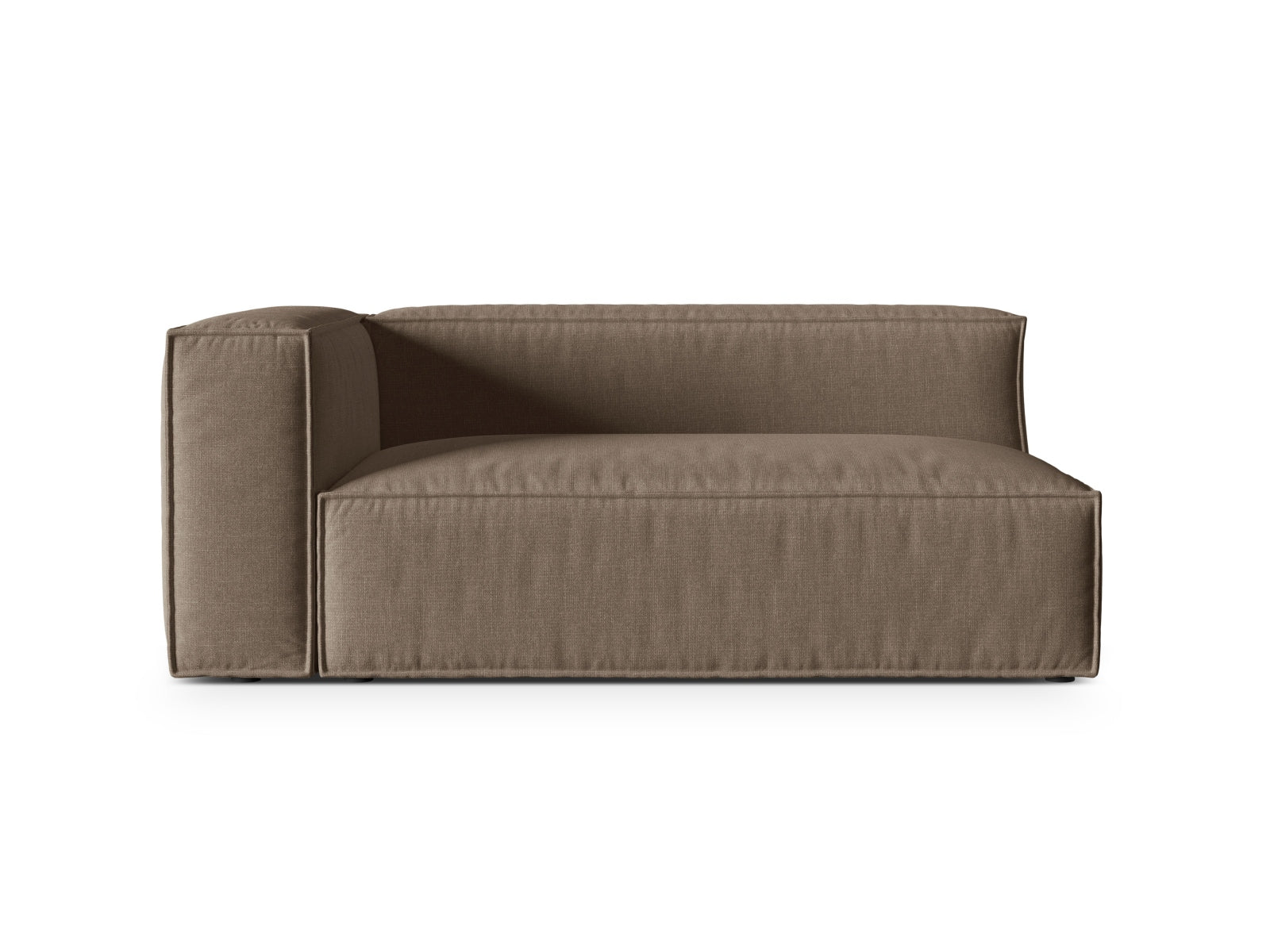 Nuria Modular Sofa links 3 Sitzer in Cappuccino präsentiert im Onlineshop von KAQTU Design AG. Modulares Sofa ist von Micadoni