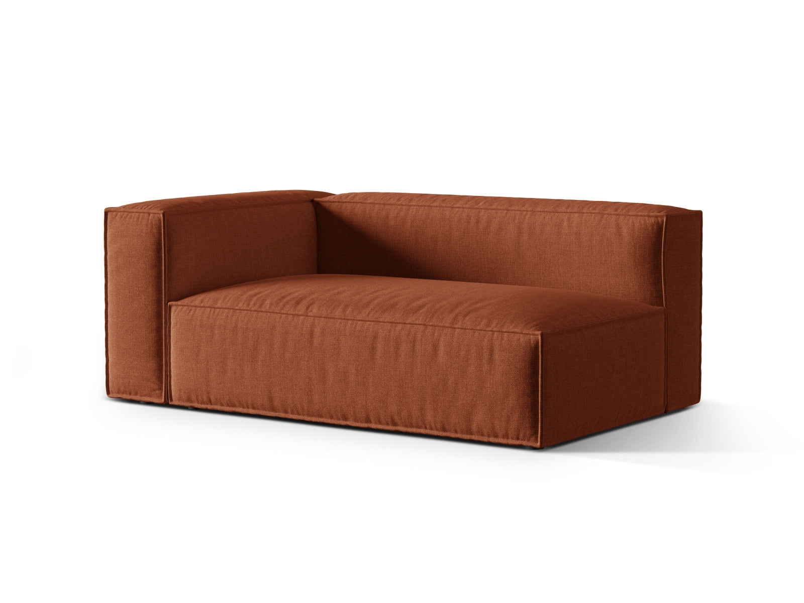 Nuria Modular Sofa links 3 Sitzer in Brick präsentiert im Onlineshop von KAQTU Design AG. Modulares Sofa ist von Micadoni