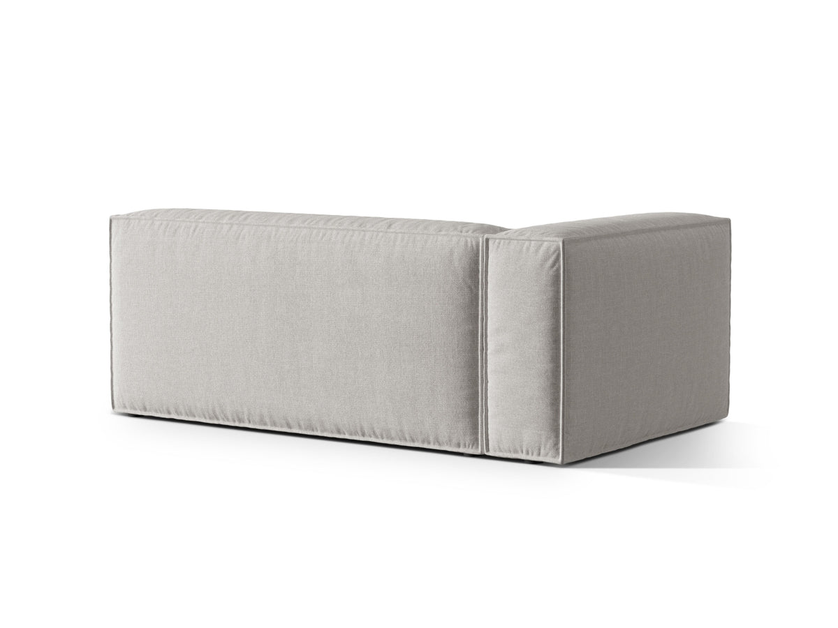 3-Sitzer Modulares Sofa links Nuria in Light Grey-Liberty präsentiert im Onlineshop von KAQTU Design AG. 3er Sofa ist von Micadoni
