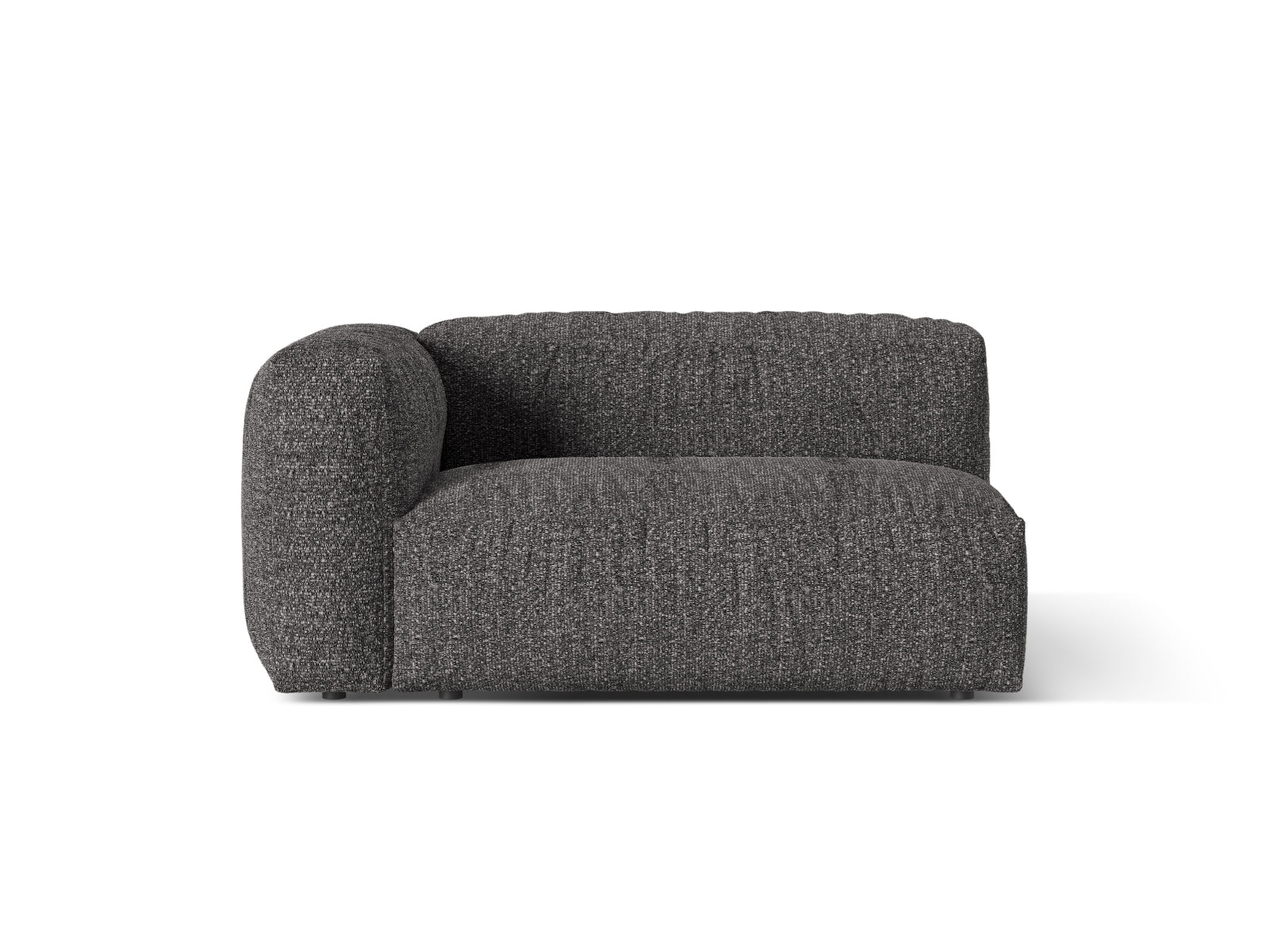 Doppelsitz-Sofa links Martina in Anthracite-Monet präsentiert im Onlineshop von KAQTU Design AG. Modulares Sofa ist von Micadoni