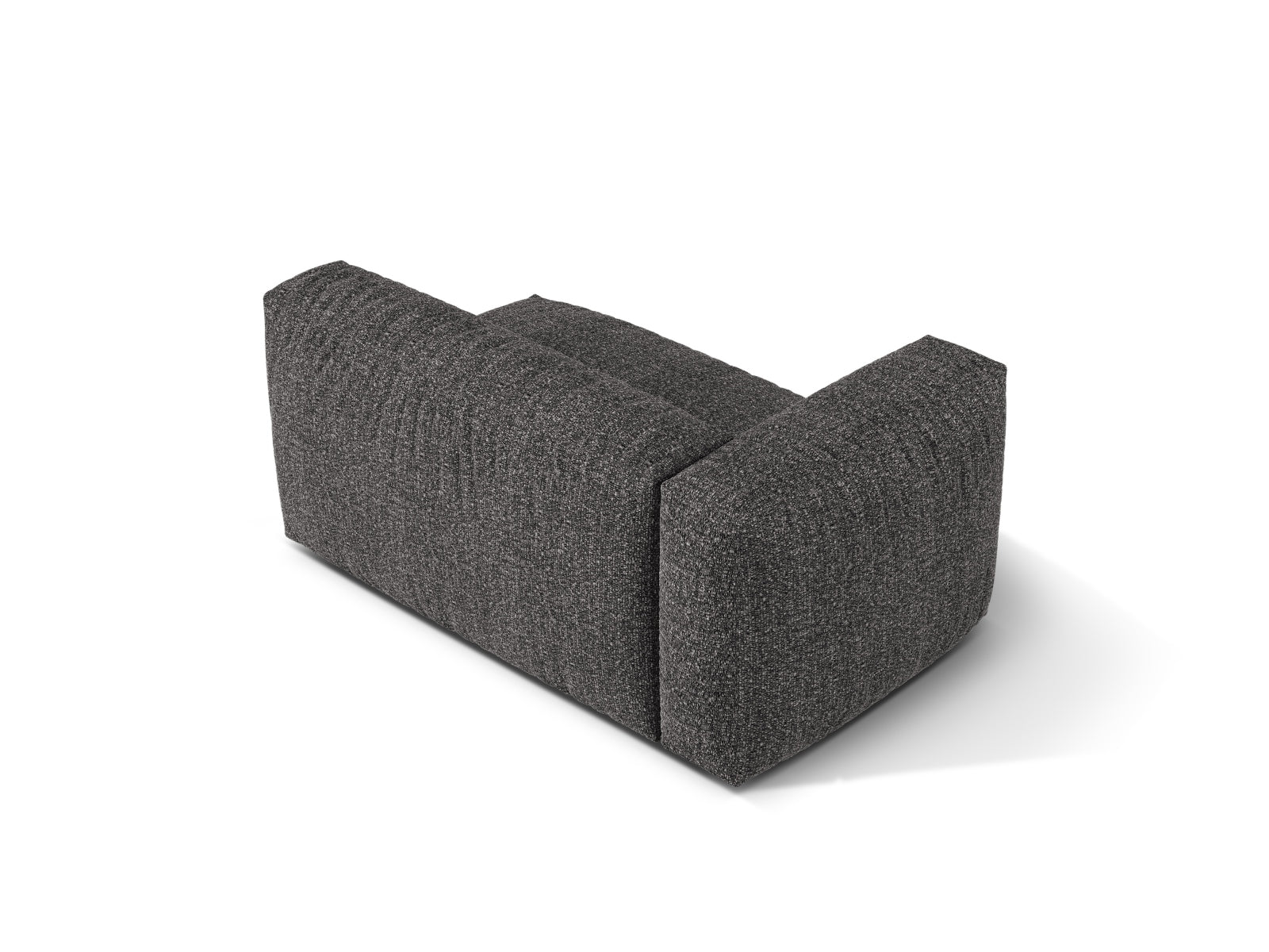 Elegantes, modernes Doppelsitz-Sofa links Martina in Anthrazit, ideal für kreative Wohnkonzepte und stilvolle Akzente im Raum.