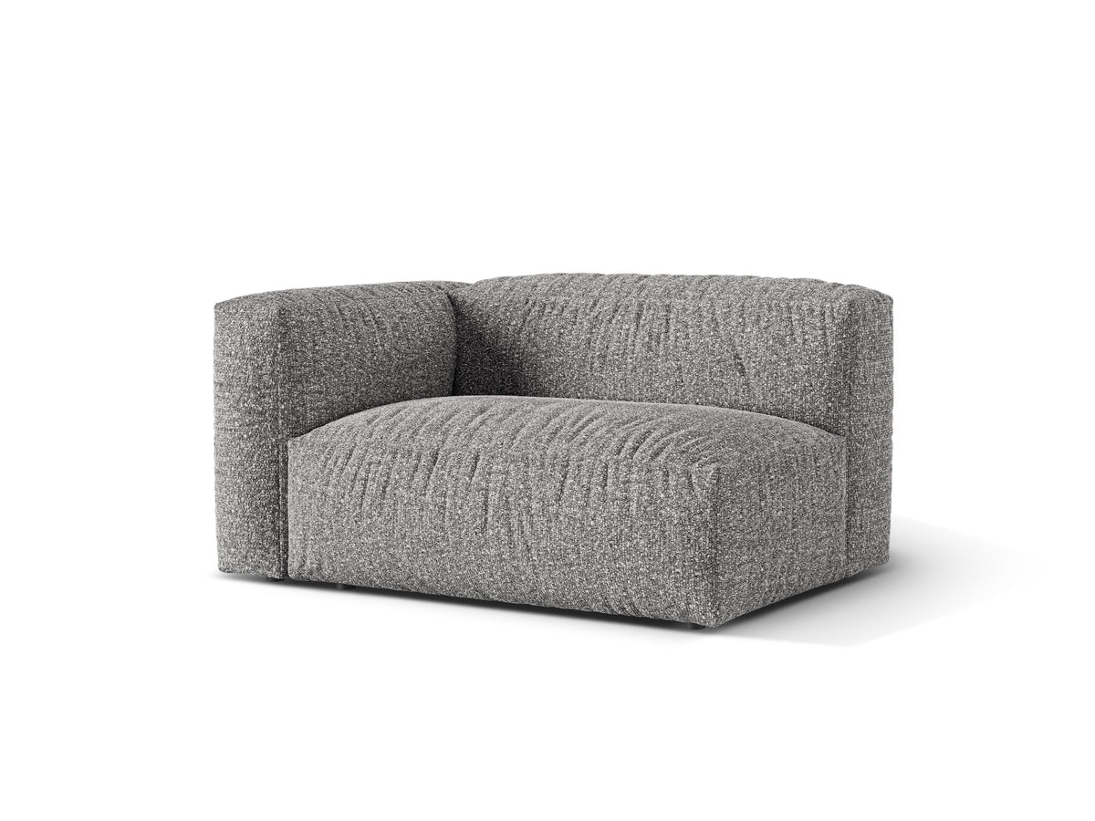 Doppelsitz-Sofa links Martina in Graphite-Monet präsentiert im Onlineshop von KAQTU Design AG. Modulares Sofa ist von Micadoni