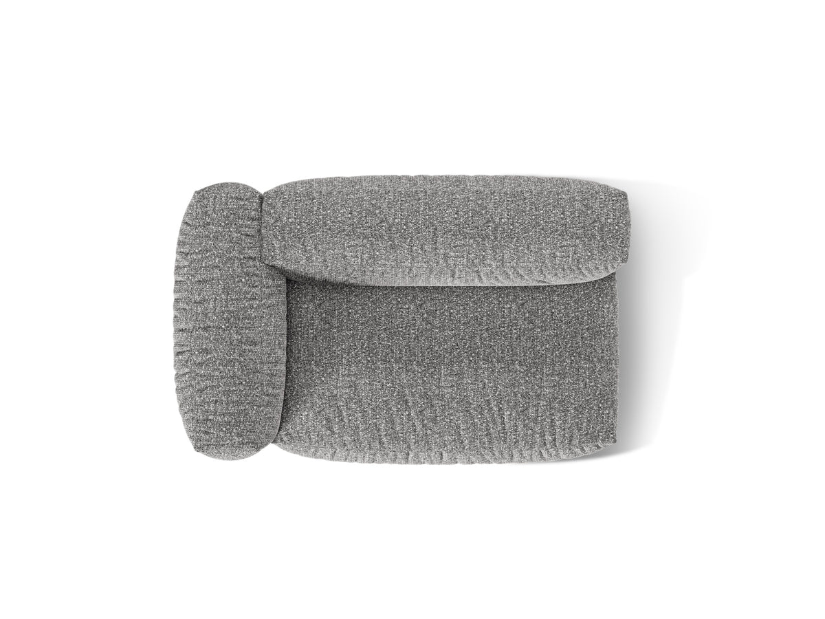Doppelsitz-Sofa links Martina in Graphite-Monet präsentiert im Onlineshop von KAQTU Design AG. Modulares Sofa ist von Micadoni