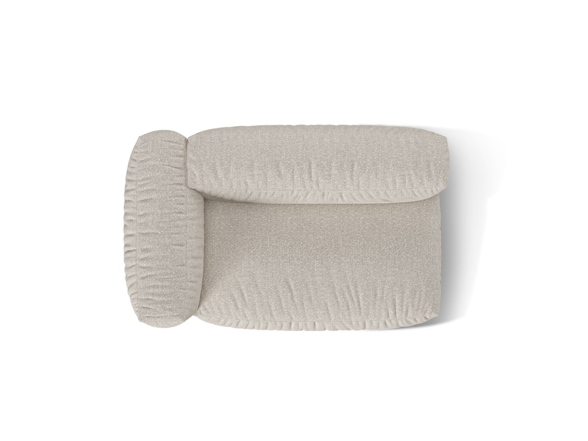Doppelsitz-Sofa links Martina in Beige-Monet präsentiert im Onlineshop von KAQTU Design AG. Modulares Sofa ist von Micadoni