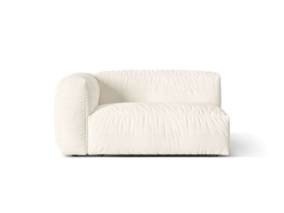 Doppelsitz-Sofa links Martina in Ivory-Monet präsentiert im Onlineshop von KAQTU Design AG. Modulares Sofa ist von Micadoni