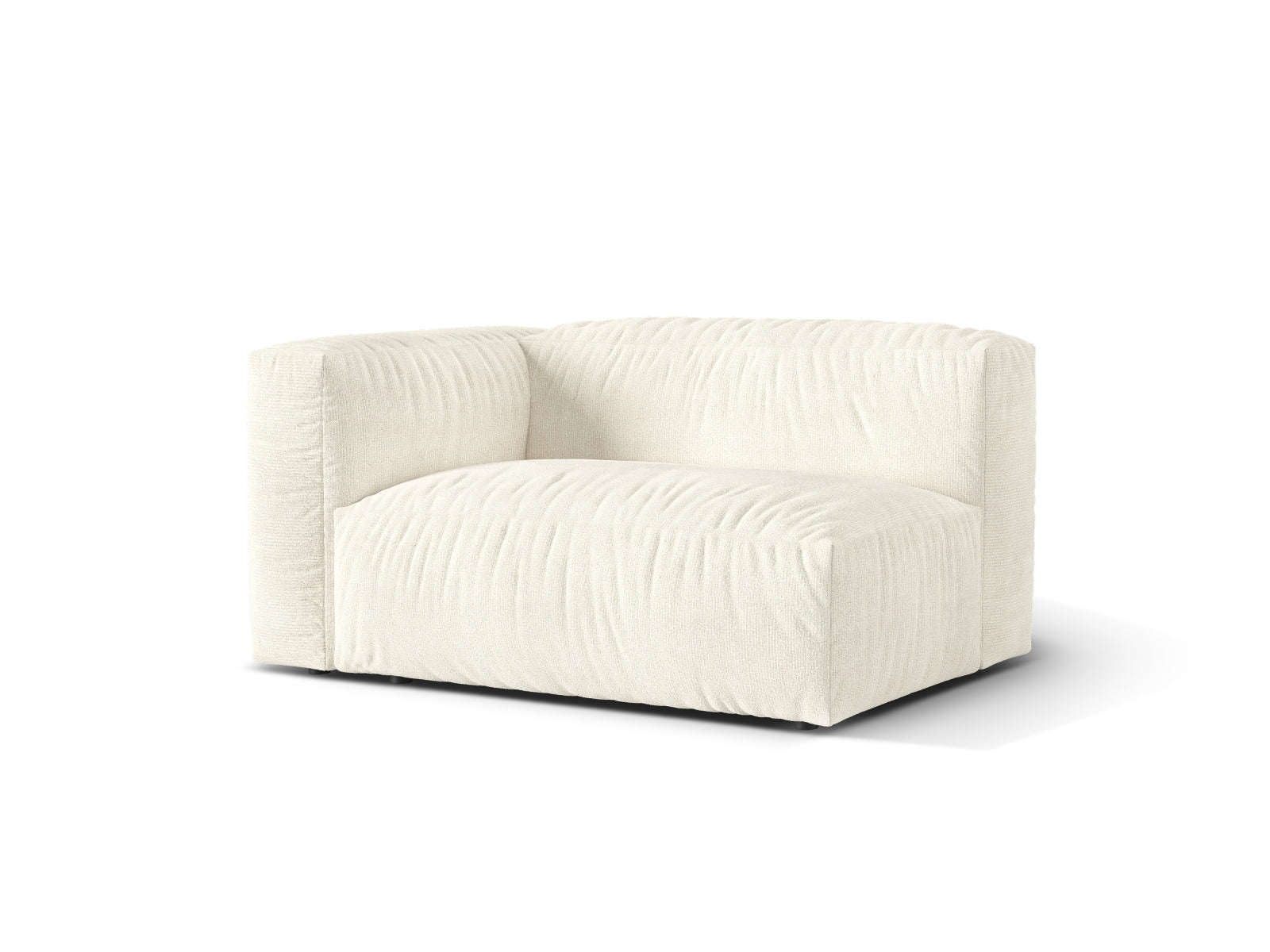 Elegantes Doppelsitz-Sofa links Martina in sanftem Ivory-Monet, ideal für stilvolle Wohnräume und vielseitige Einrichtungsmöglichkeiten.