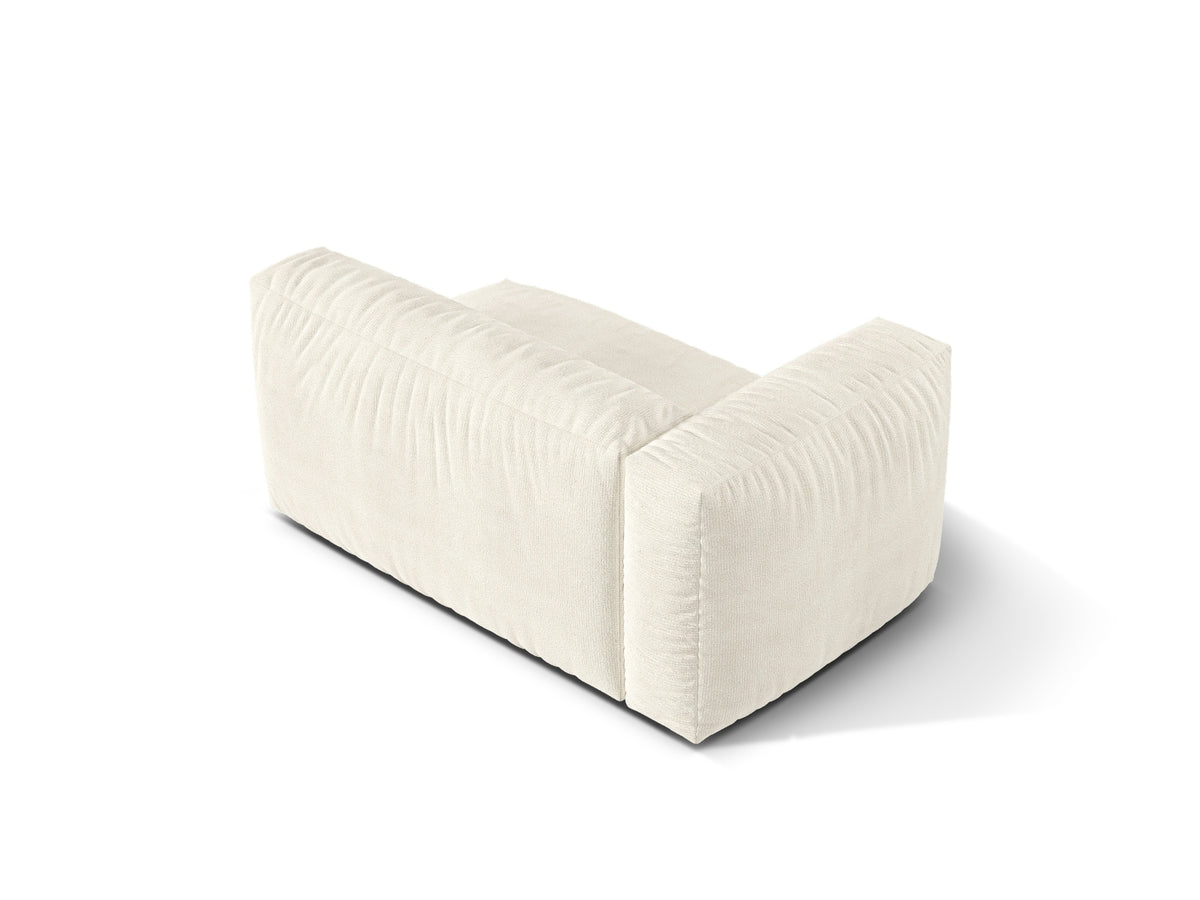 Doppelsitz-Sofa links Martina in Ivory-Monet präsentiert im Onlineshop von KAQTU Design AG. Modulares Sofa ist von Micadoni