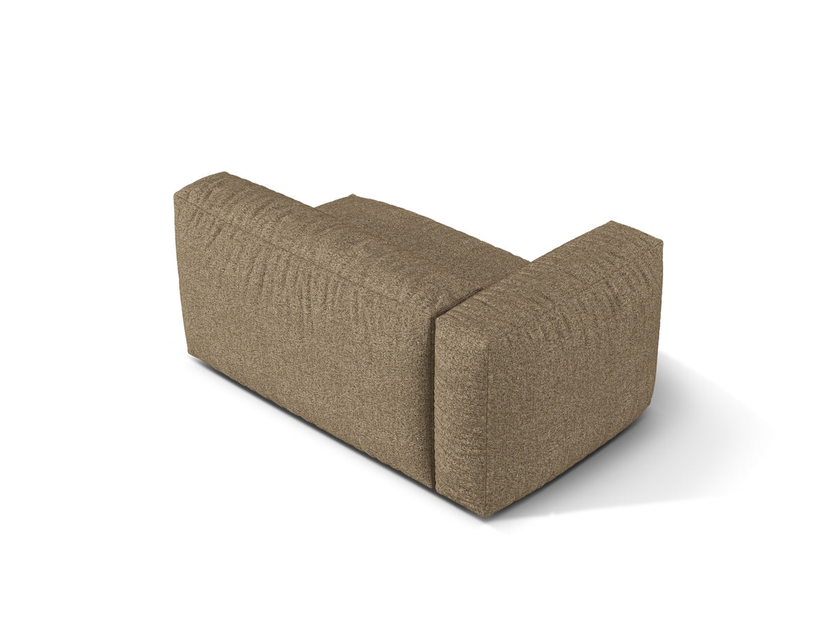 Doppelsitz-Sofa links Martina in Cappuccino-Monet präsentiert im Onlineshop von KAQTU Design AG. Modulares Sofa ist von Micadoni