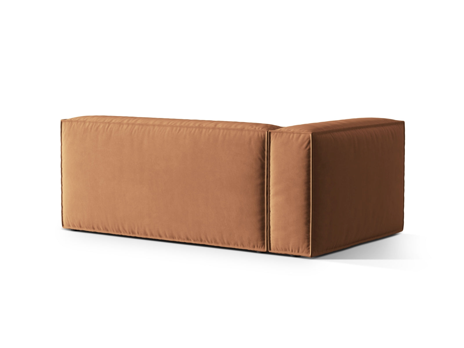 Nuria Velour links Modular Sofa 3 Sitzer in Honey präsentiert im Onlineshop von KAQTU Design AG. Modulares Sofa ist von Micadoni