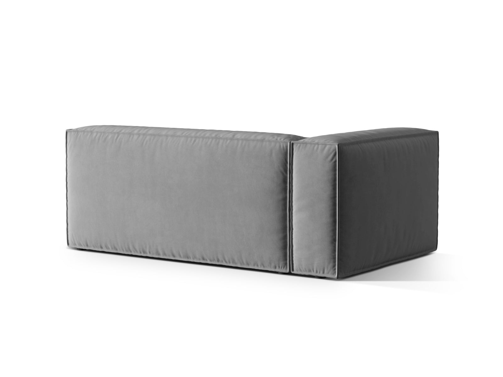 Nuria Velour links Modular Sofa 3 Sitzer in Grey präsentiert im Onlineshop von KAQTU Design AG. Modulares Sofa ist von Micadoni