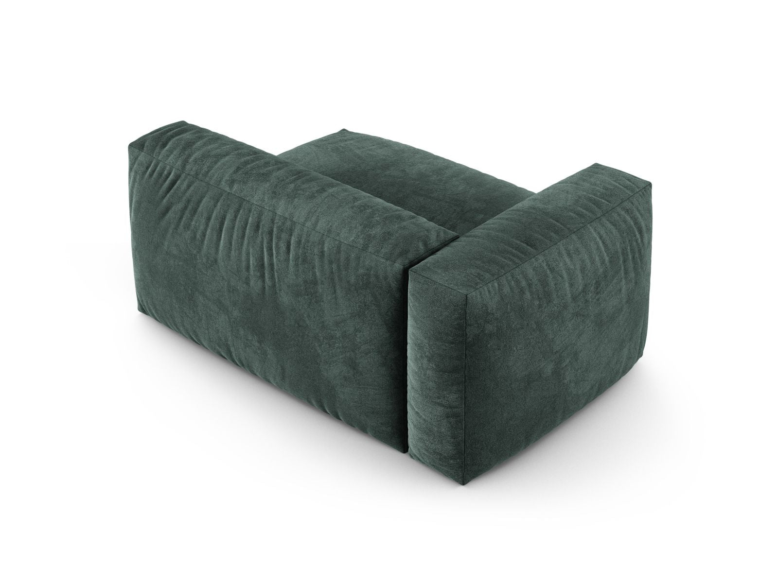 Elegantes XL Doppelsitz-Sofa links Martina in Petrol-Vogue, ideal für stilvolle Wohnräume. Hochwertige Materialien und modernes Design von Micadoni.