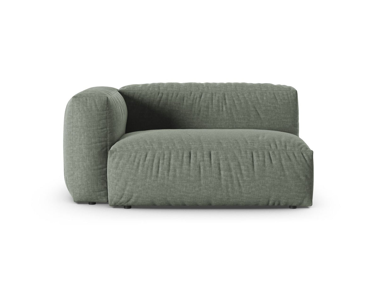 Doppelsitz-Sofa links XL Martina in Moss Green-Boston präsentiert im Onlineshop von KAQTU Design AG. Modulares Sofa ist von Micadoni