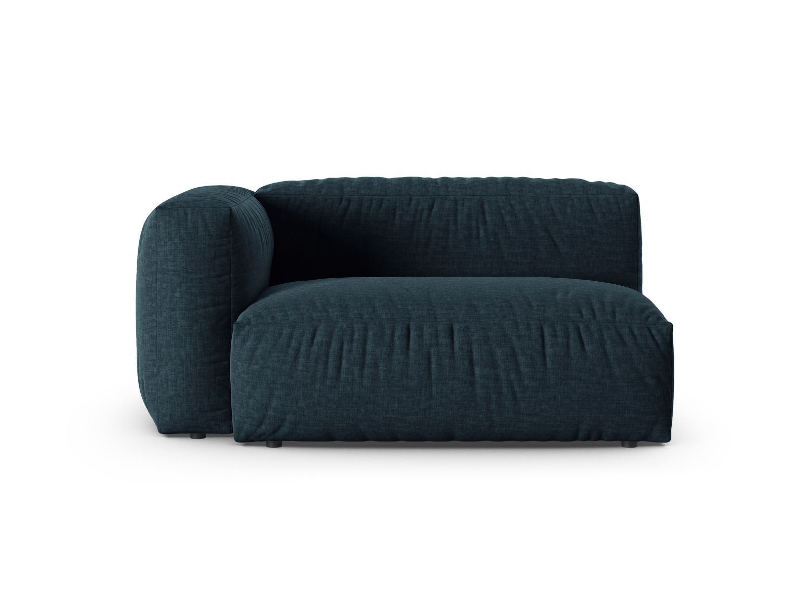 Doppelsitz-Sofa links XL Martina in Blue Jeans-Boston präsentiert im Onlineshop von KAQTU Design AG. Modulares Sofa ist von Micadoni