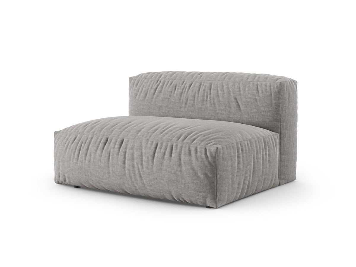 Doppelsitz-Sofa links XL Martina in Light Grey-Boston präsentiert im Onlineshop von KAQTU Design AG. Modulares Sofa ist von Micadoni