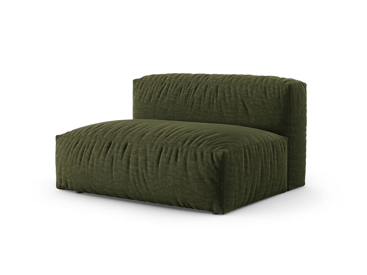 Doppelsitz-Sofa links XL Martina in Green-Boston präsentiert im Onlineshop von KAQTU Design AG. Modulares Sofa ist von Micadoni