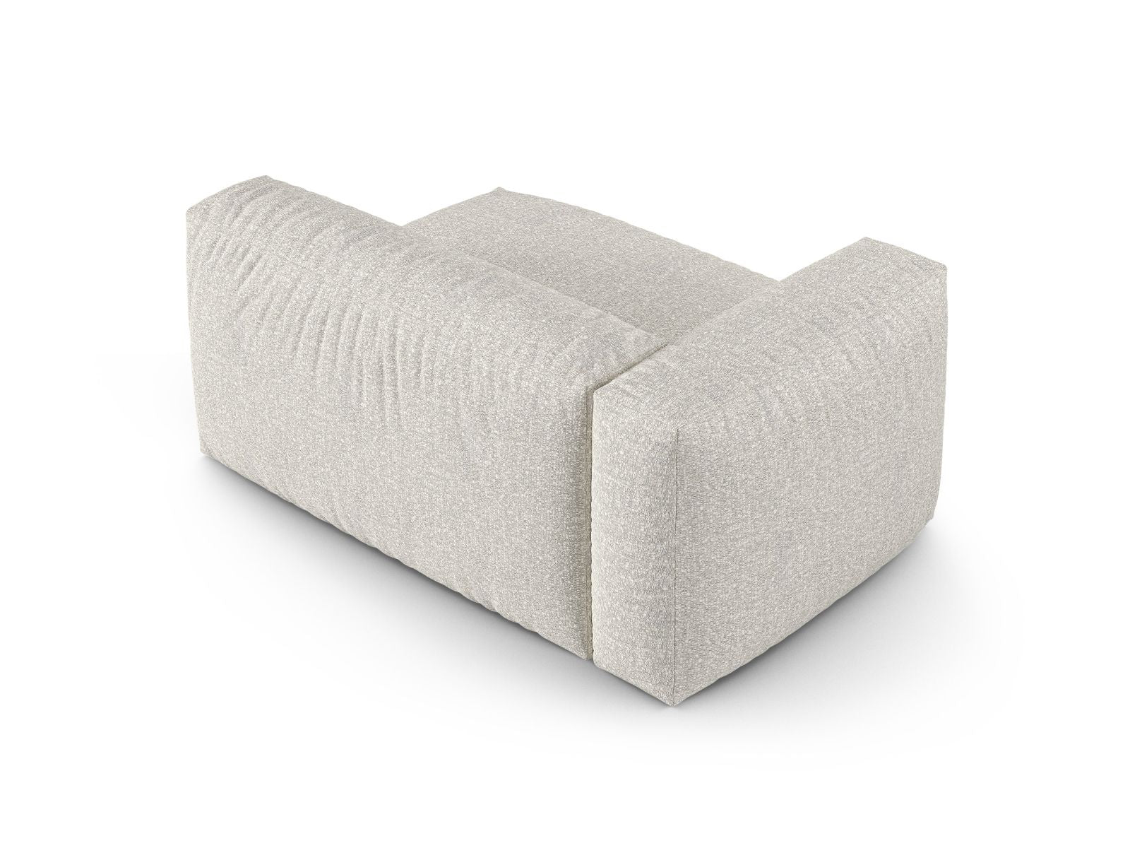 Stilvolles XL Doppelsitz-Sofa links Martina in Grey Beige Melange, ideal für moderne Wohnräume. Hochwertige Materialien und elegantes Design von Micadoni.